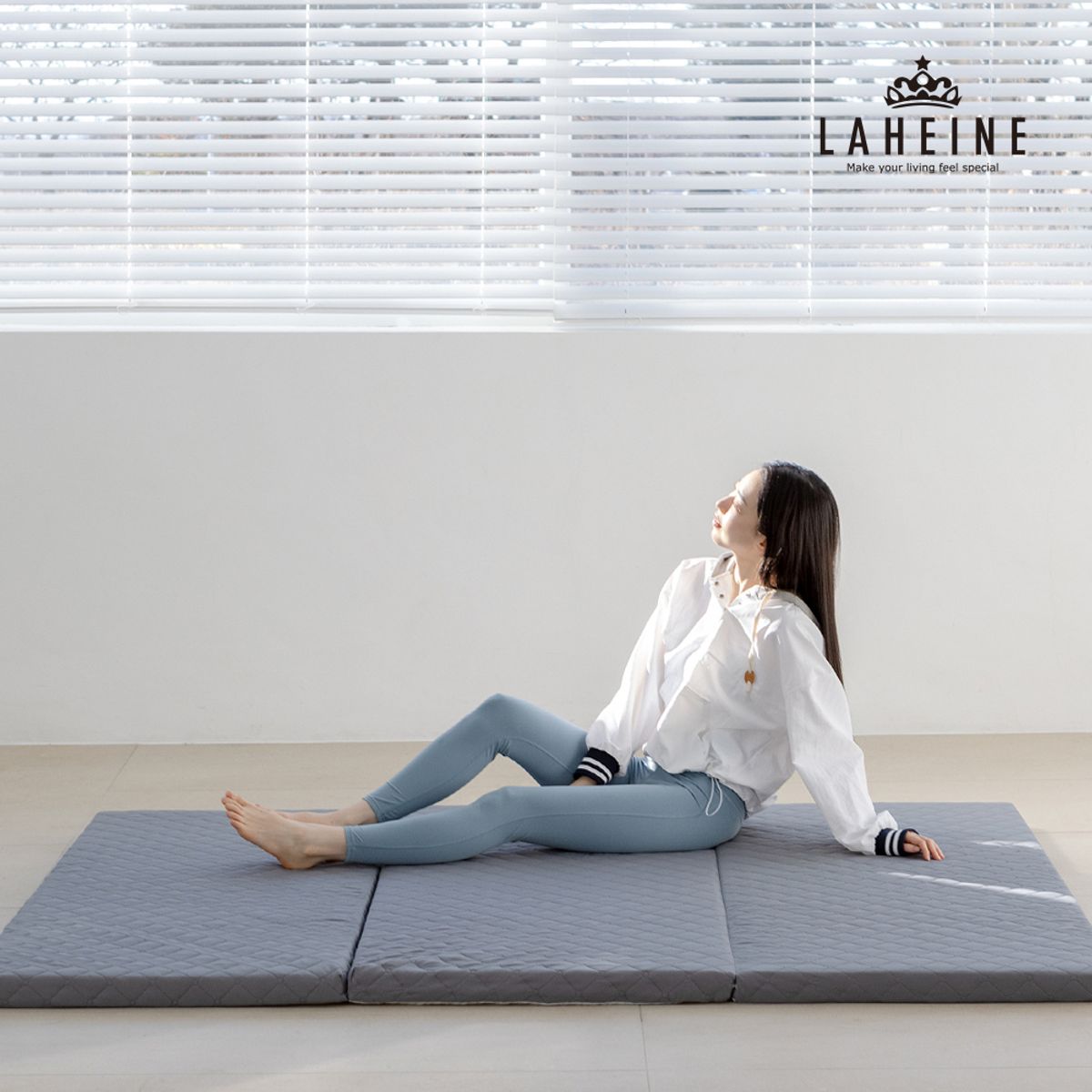 라헨느(LAHEINE) 에어코일 3단 접이식 매트리스 4size