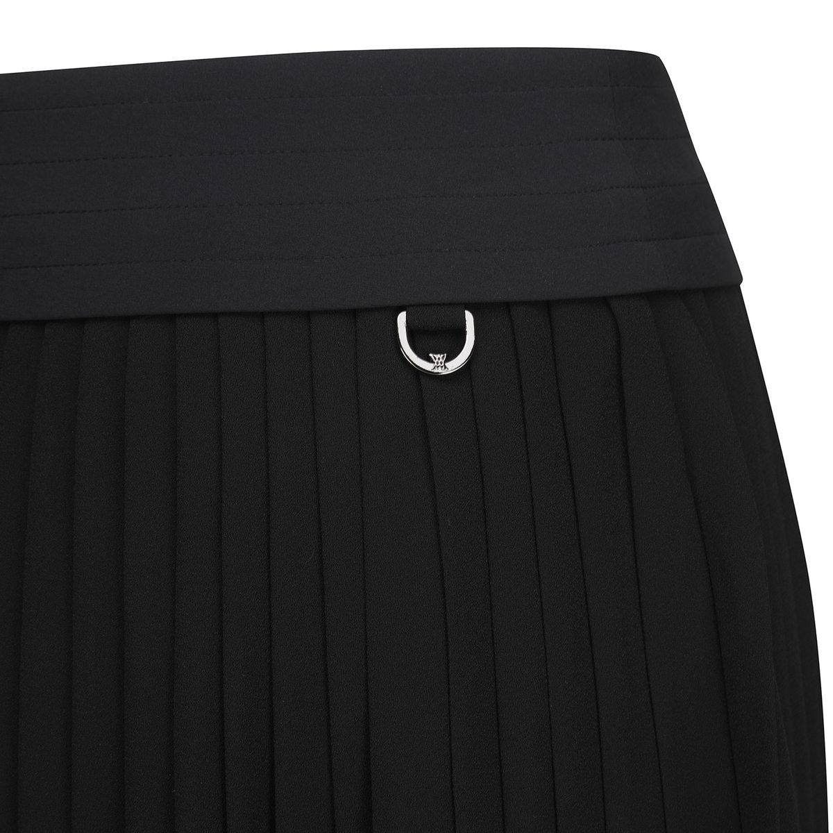 어뉴골프(ANEW GOLF) W LACE UP WAIST PLEATS SQ_BK