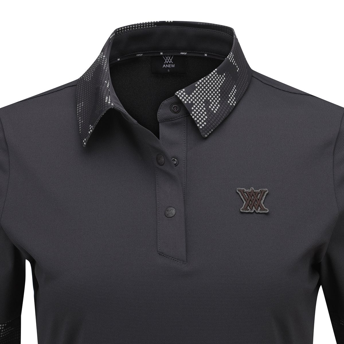 어뉴골프(ANEW GOLF) WOMEN CAMOFLAGE POINT SHORT T-SHIRT_DW
