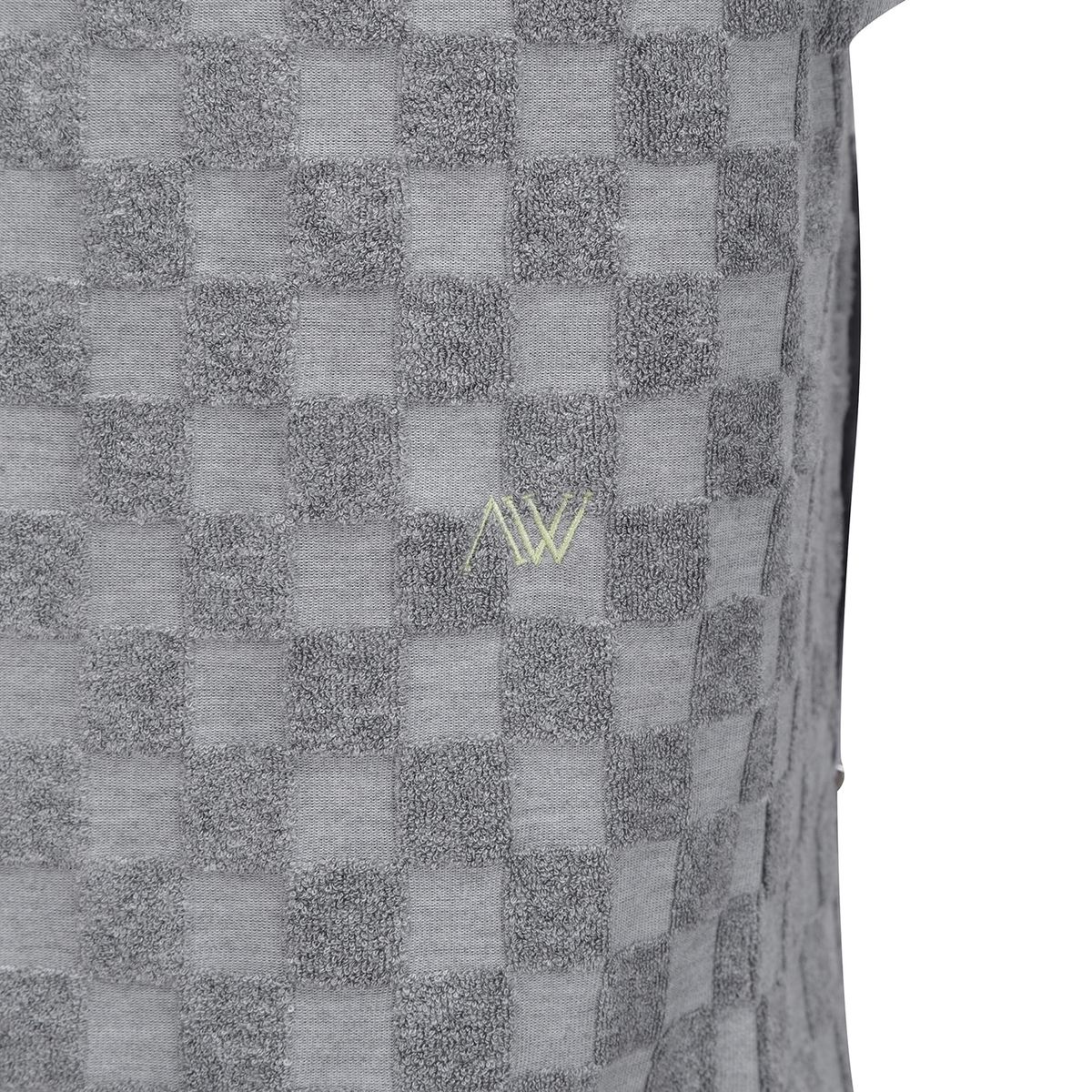어뉴골프(ANEW GOLF) WOMEN TERRY CHECK BOARD HOODIE SHORT T-SHIRT_GR