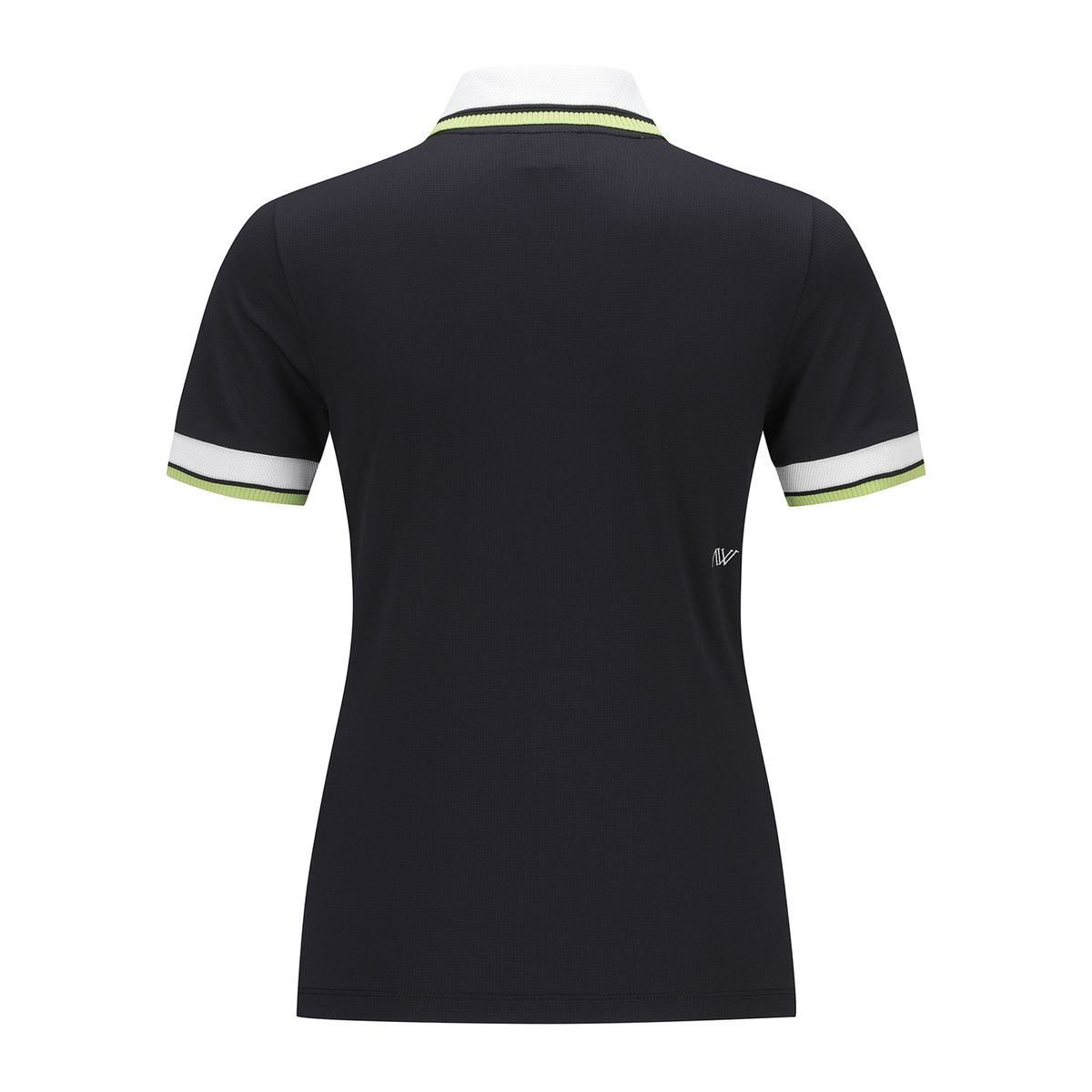 어뉴골프(ANEW GOLF) WOMEN ZIPPER POINT SHORT T-SHIRT_BK