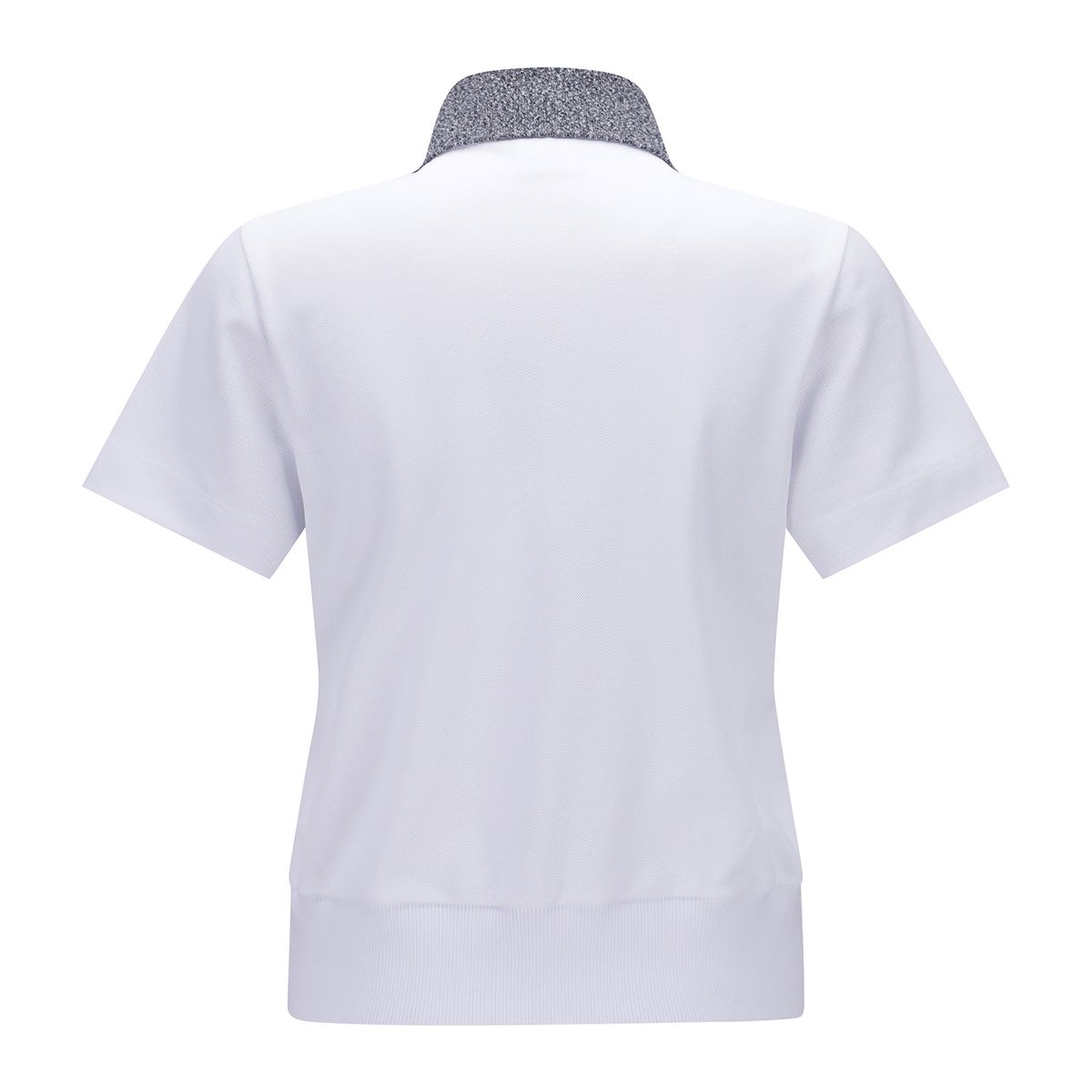 어뉴골프(ANEW GOLF) WOMEN KNIT COLLAR LOOSE SHORT T-SHIRT_WH