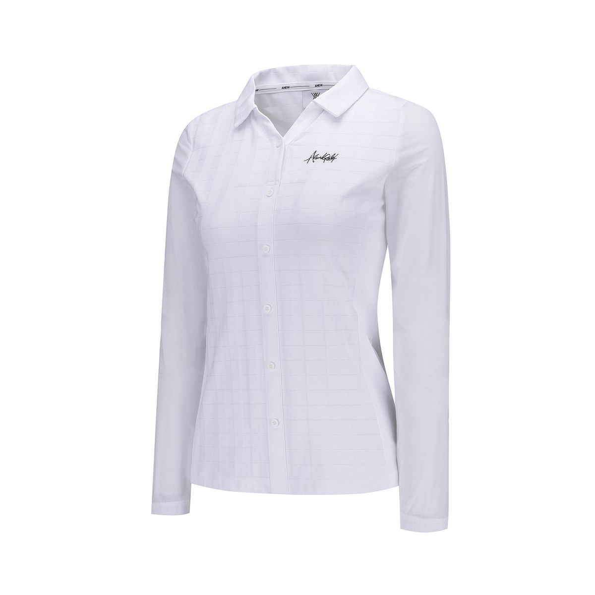 어뉴골프(ANEW GOLF) WOMEN V NECK LONG T-SHIRT_WH