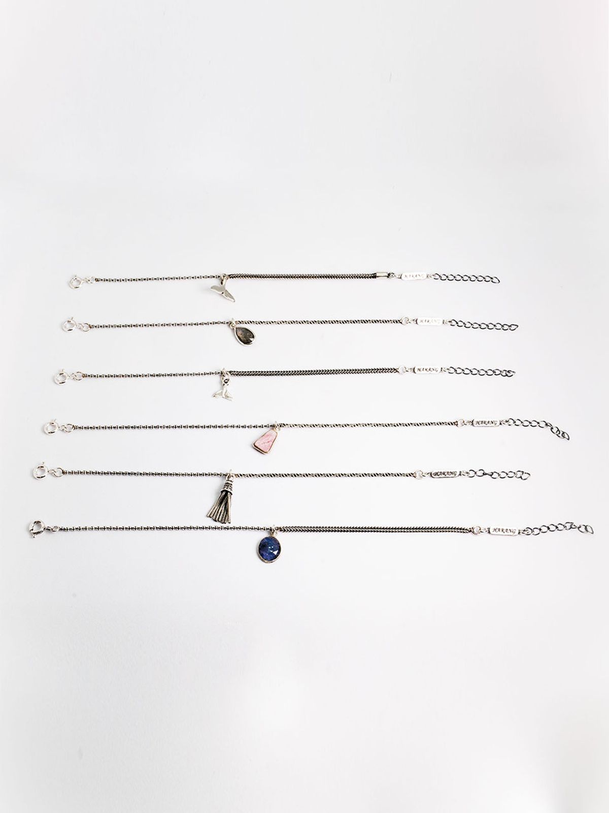 하랑(HARANG) HR 267B_Tassel Half &Half Chain Bracelet