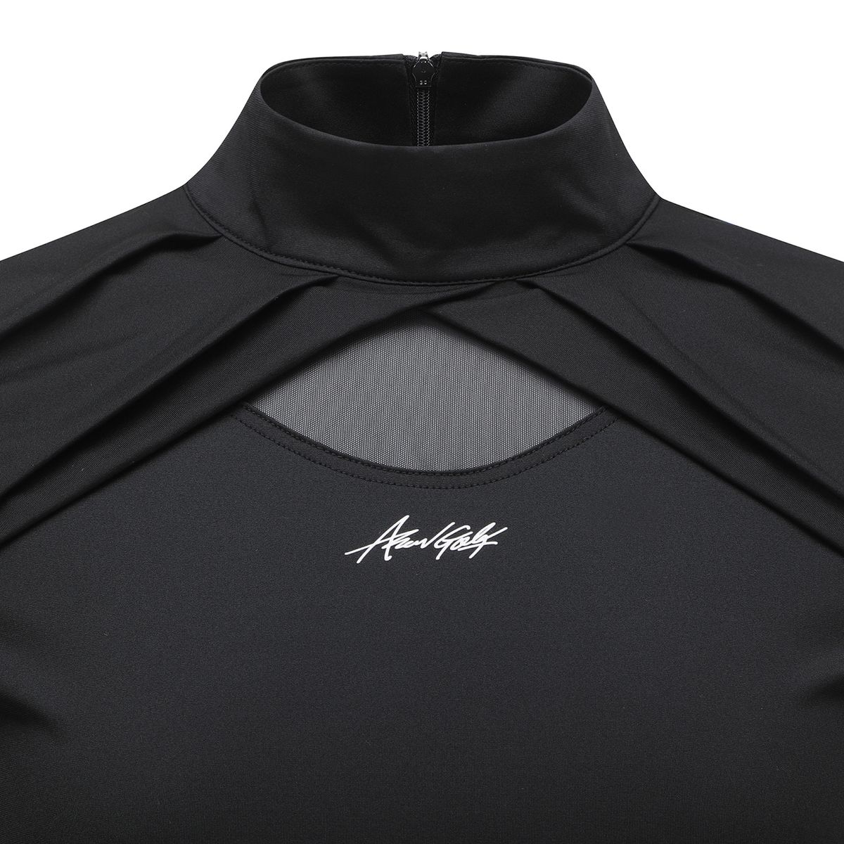 어뉴골프(ANEW GOLF) WOMEN MESH POINT T-SHIRT_BK