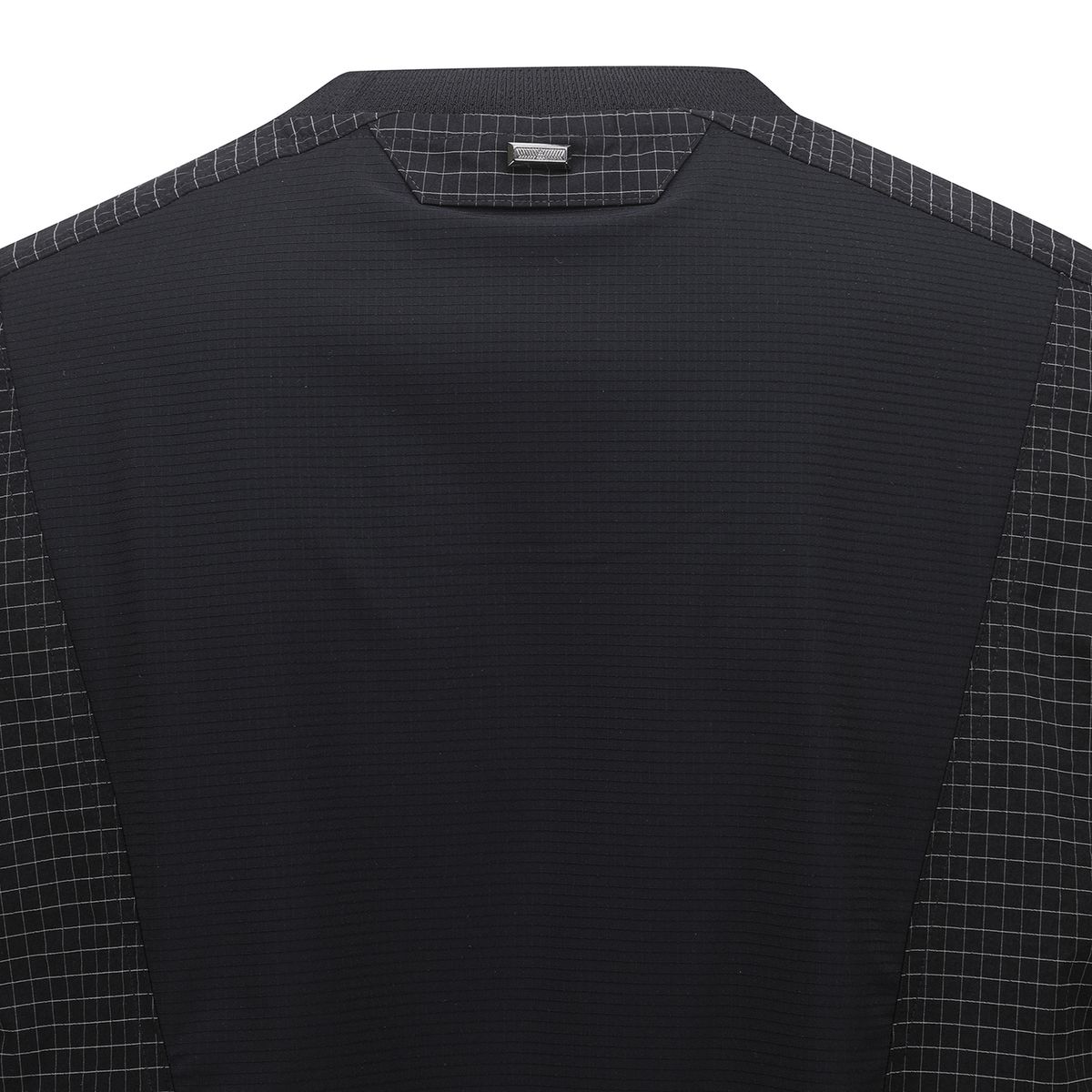 어뉴골프(ANEW GOLF) MEN WOVEN SLEEVE CREW NECK_BK