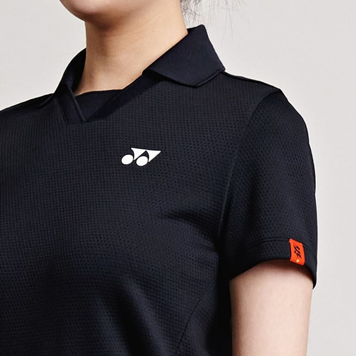 요넥스(YONEX) 245TS008F 블랙 여성 라이트 메쉬 반팔 티셔츠
