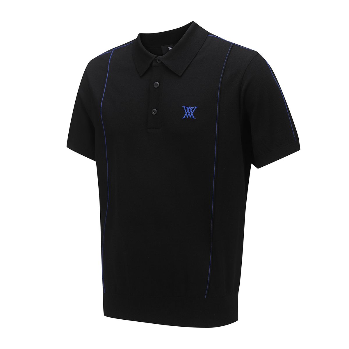 어뉴골프(ANEW GOLF) SHORT-SLEEVED PULLOVER_BK