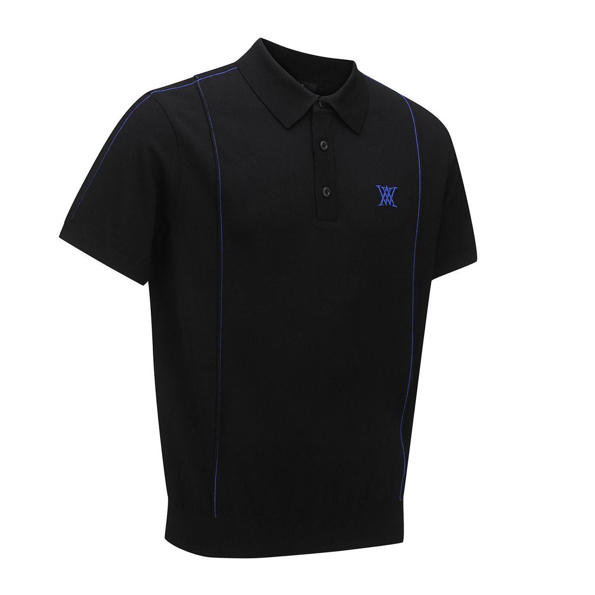 어뉴골프(ANEW GOLF) SHORT-SLEEVED PULLOVER_BK