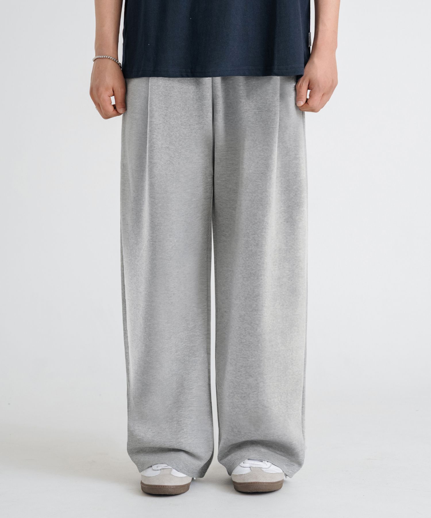 MUSINSA | LEMAIN SECOND [2PACK] ONE-TUCK WIDE SWEAT PANTS