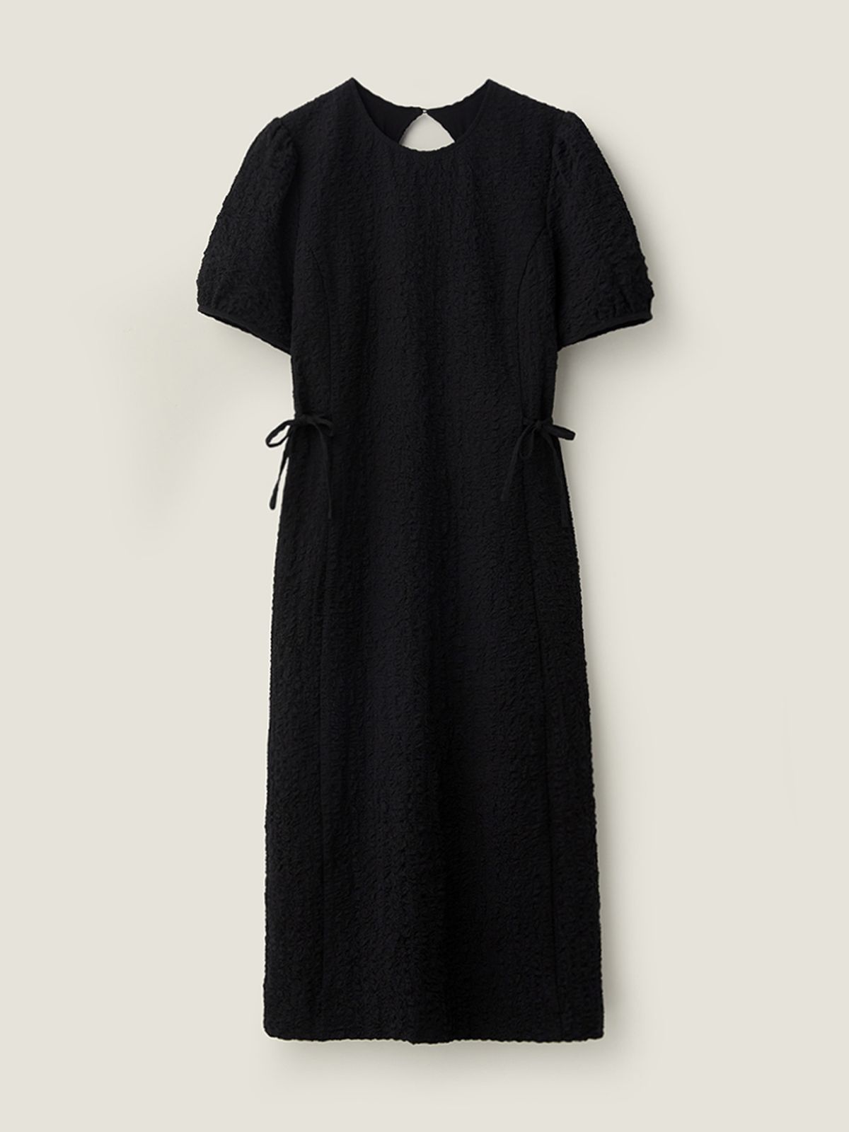 비뮤즈맨션(BEMUSE MANSION) Back point cut out dress - Black