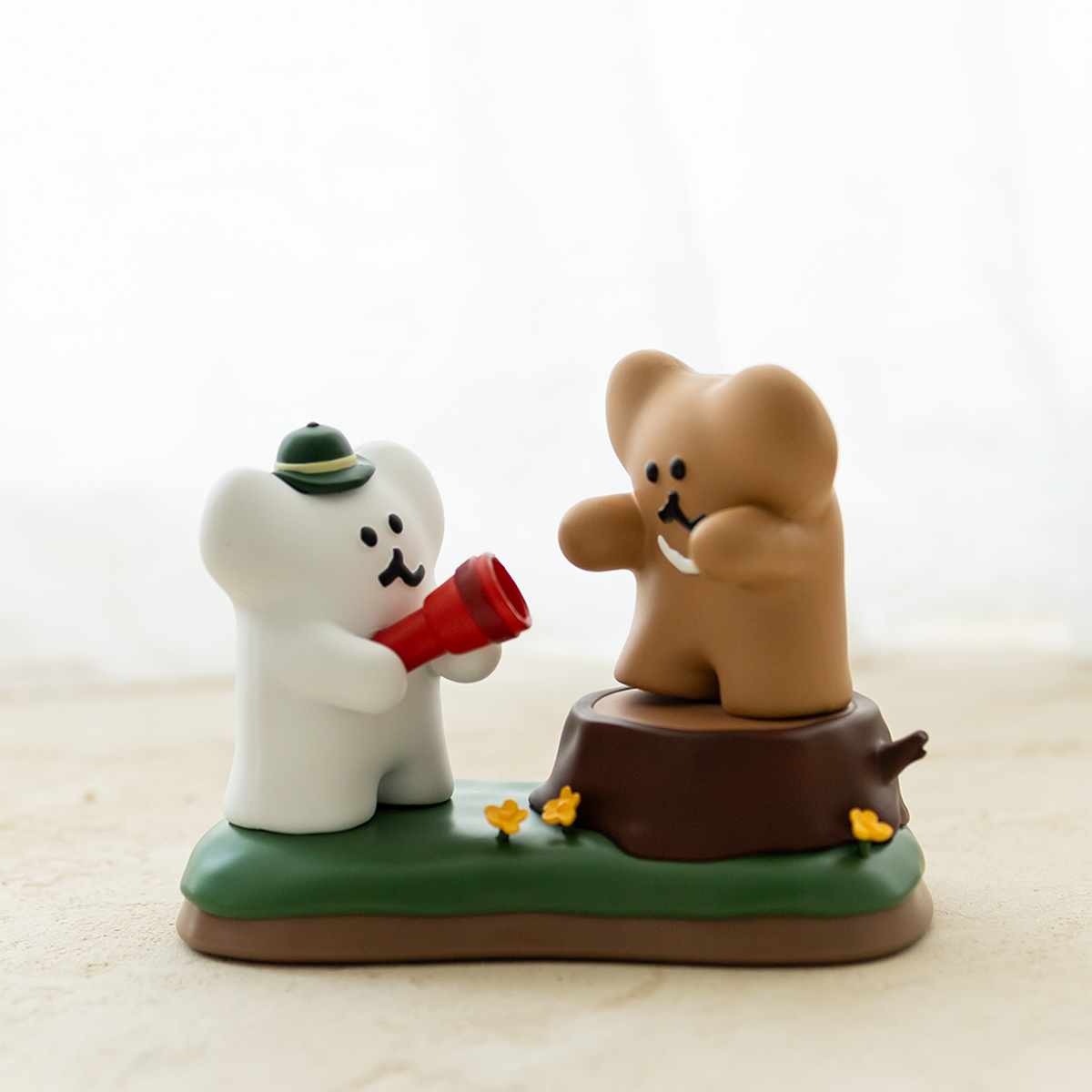 다이노탱(DINOTAENG) QUOKKA & BOBO IN THE WOODS MINI LAMP