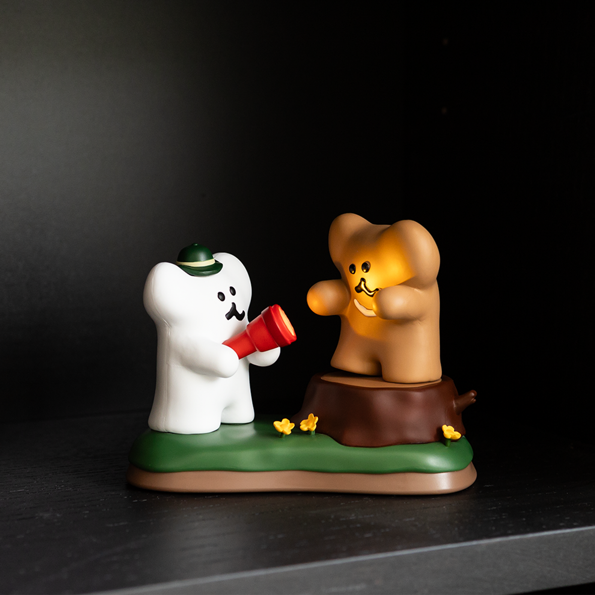 다이노탱(DINOTAENG) QUOKKA & BOBO IN THE WOODS MINI LAMP