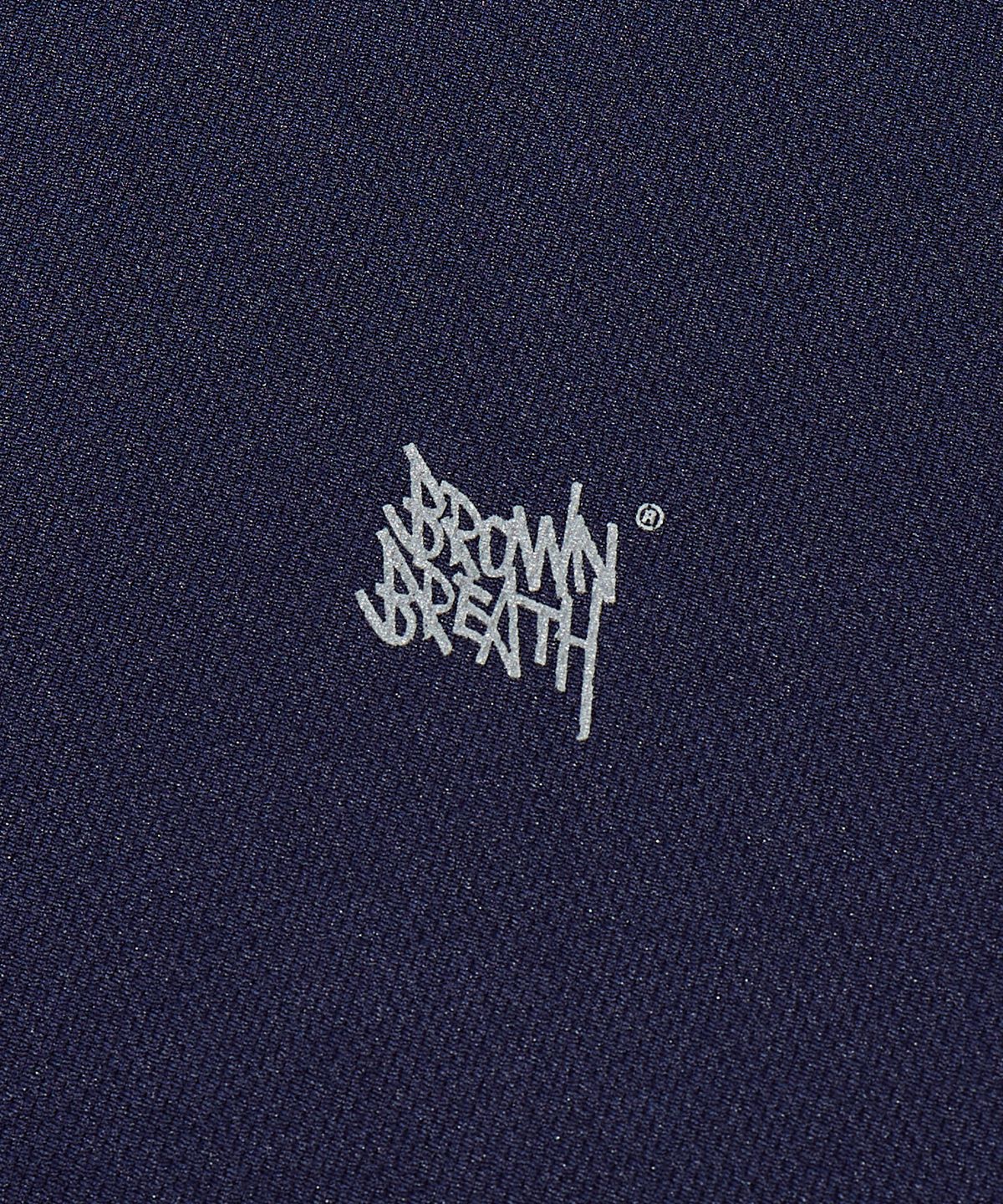 브라운브레스(BROWNBREATH) REFLECTIVE TAG MESH TEE - NAVY