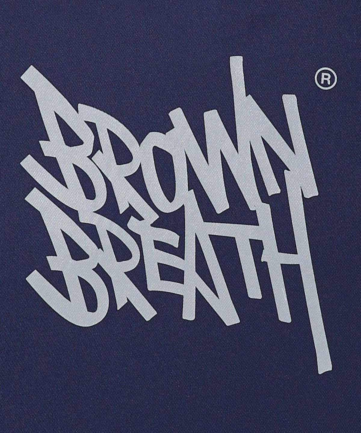 브라운브레스(BROWNBREATH) REFLECTIVE TAG MESH TEE - NAVY