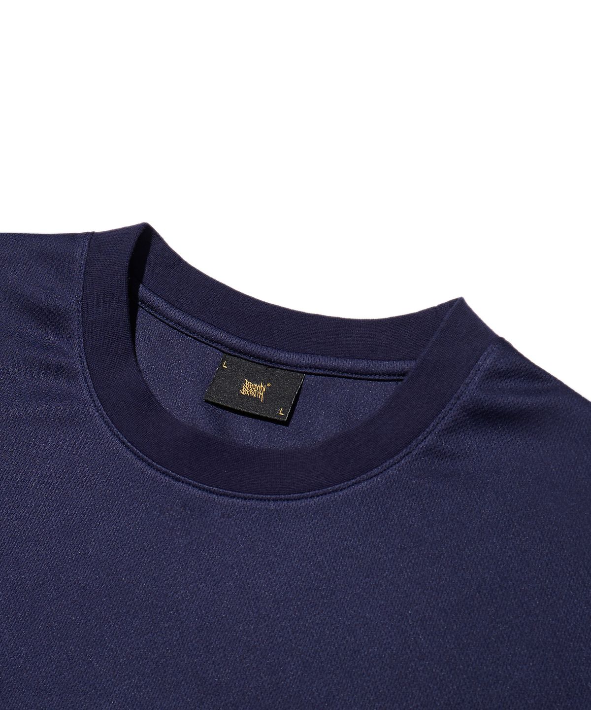 브라운브레스(BROWNBREATH) REFLECTIVE TAG MESH TEE - NAVY