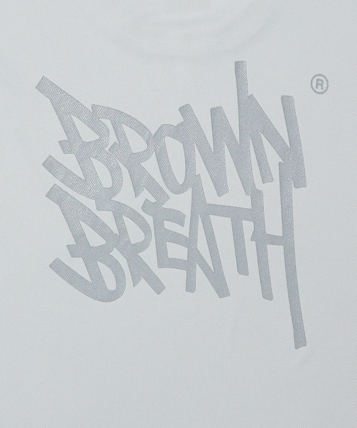 브라운브레스(BROWNBREATH) REFLECTIVE TAG MESH TEE - GREY