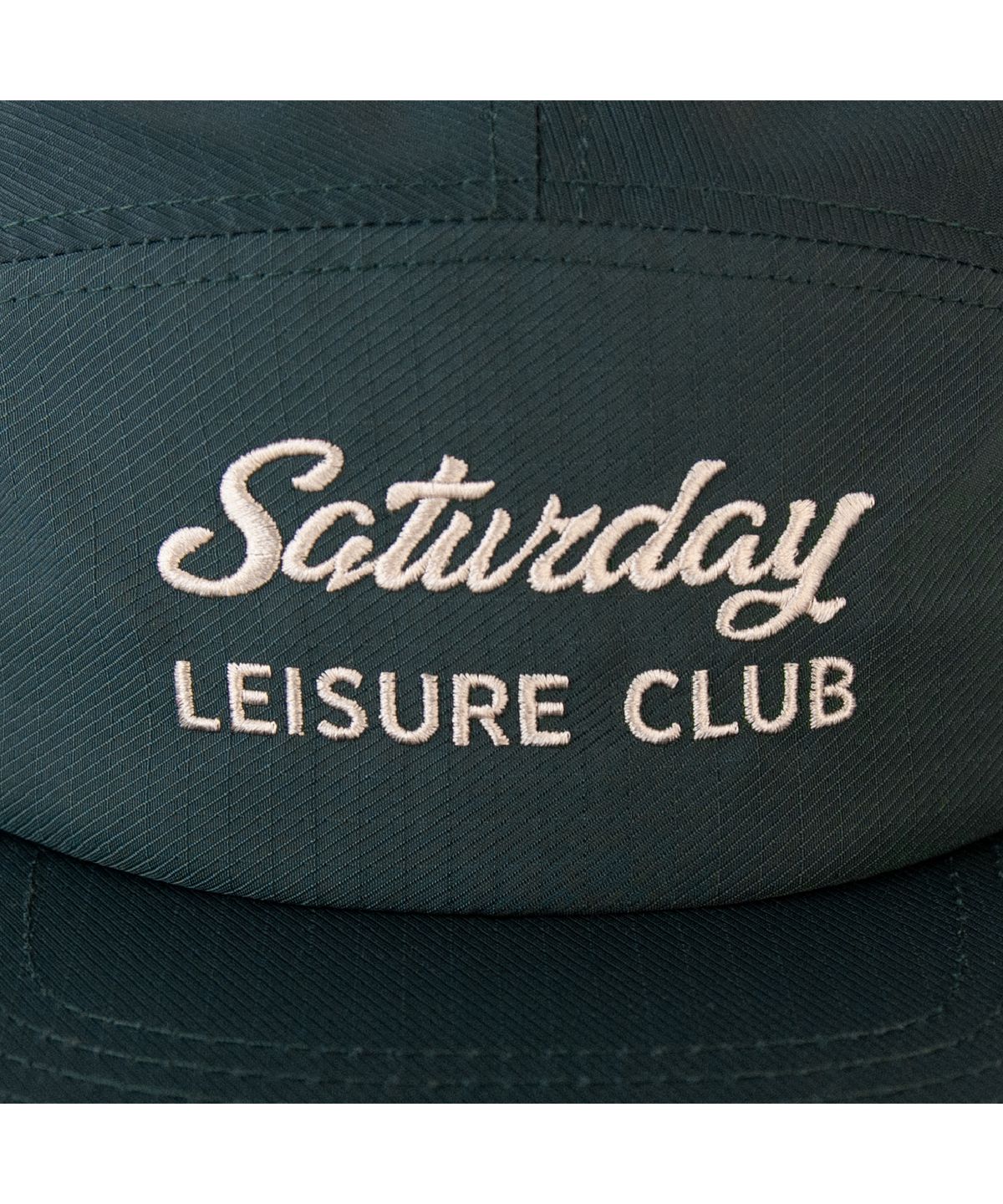 세러데이 레저 클럽(SATURDAY LEISURE CLUB) Leisure Camp Cap(Ripstop) - British Racing Green