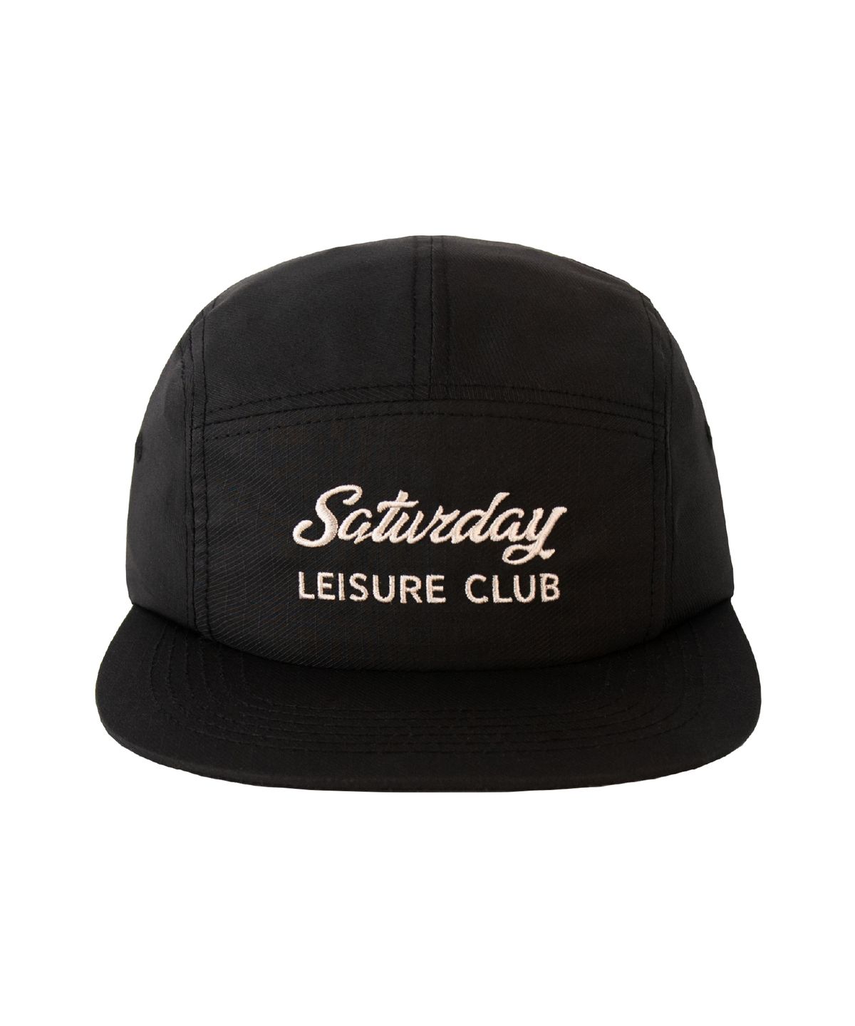 세러데이 레저 클럽(SATURDAY LEISURE CLUB) Leisure Camp Cap(Ripstop) - Black