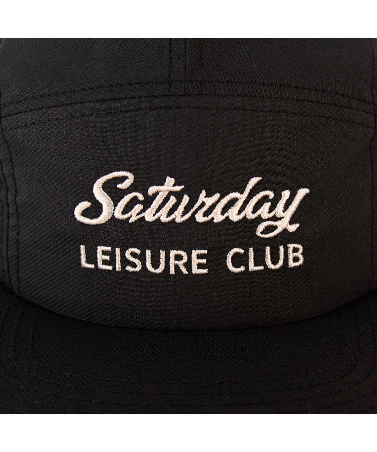 세러데이 레저 클럽(SATURDAY LEISURE CLUB) Leisure Camp Cap(Ripstop) - Black