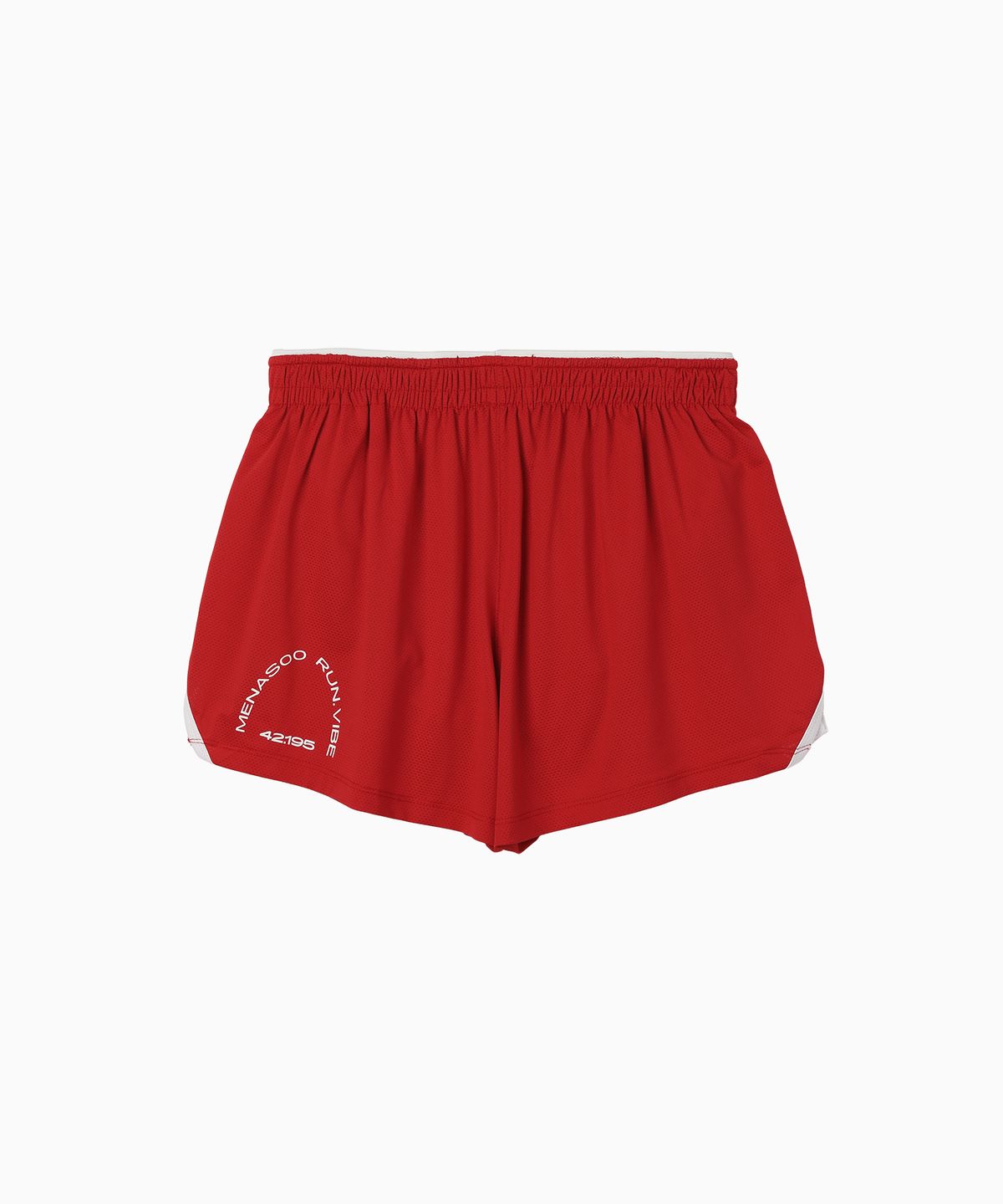 미나수(MENASOO) MESH RUNNER SOFT SHORTS_RED