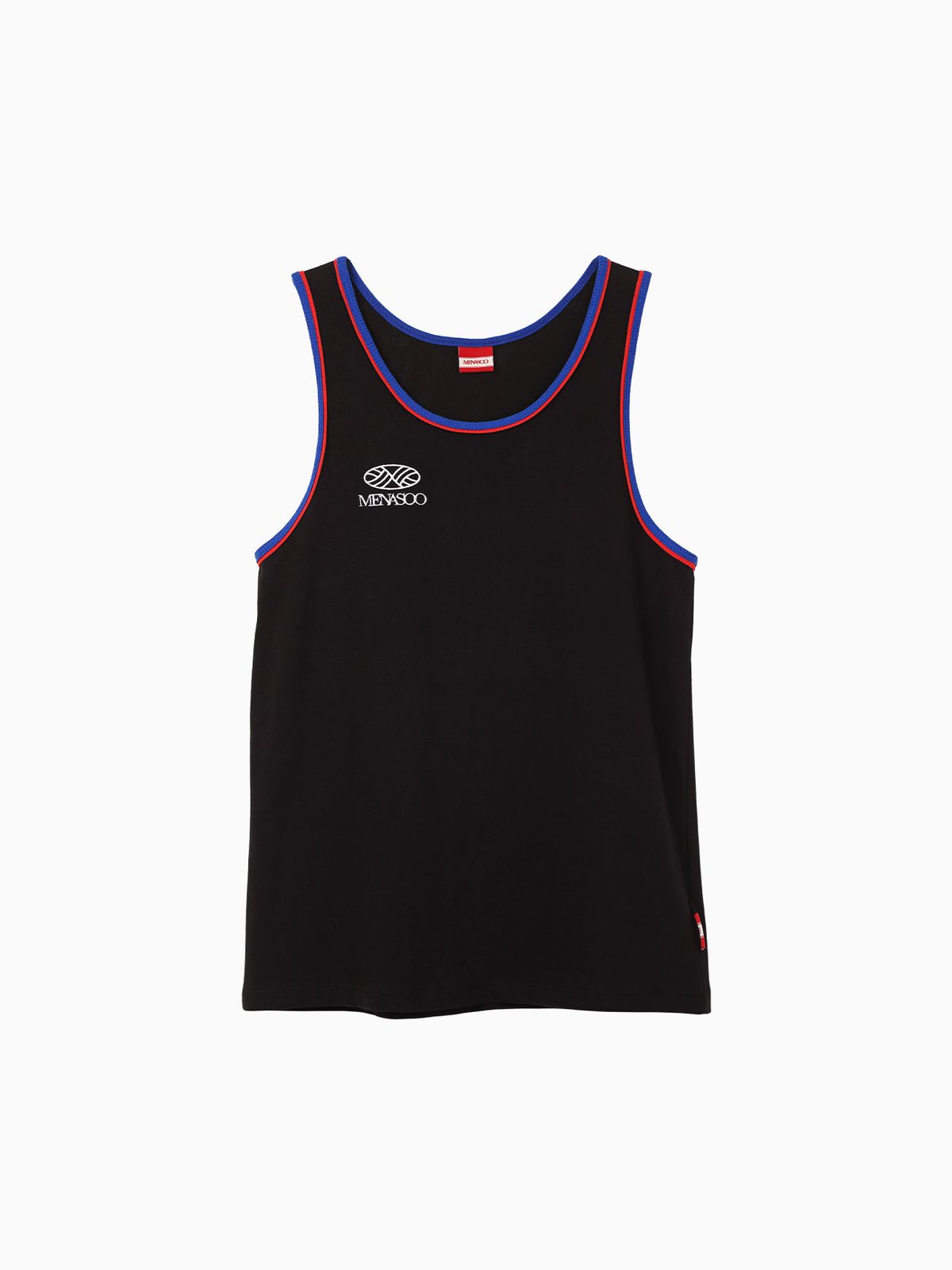 미나수(MENASOO) DOUBLE COLOR COVER COTTON SLEEVE_BLACK
