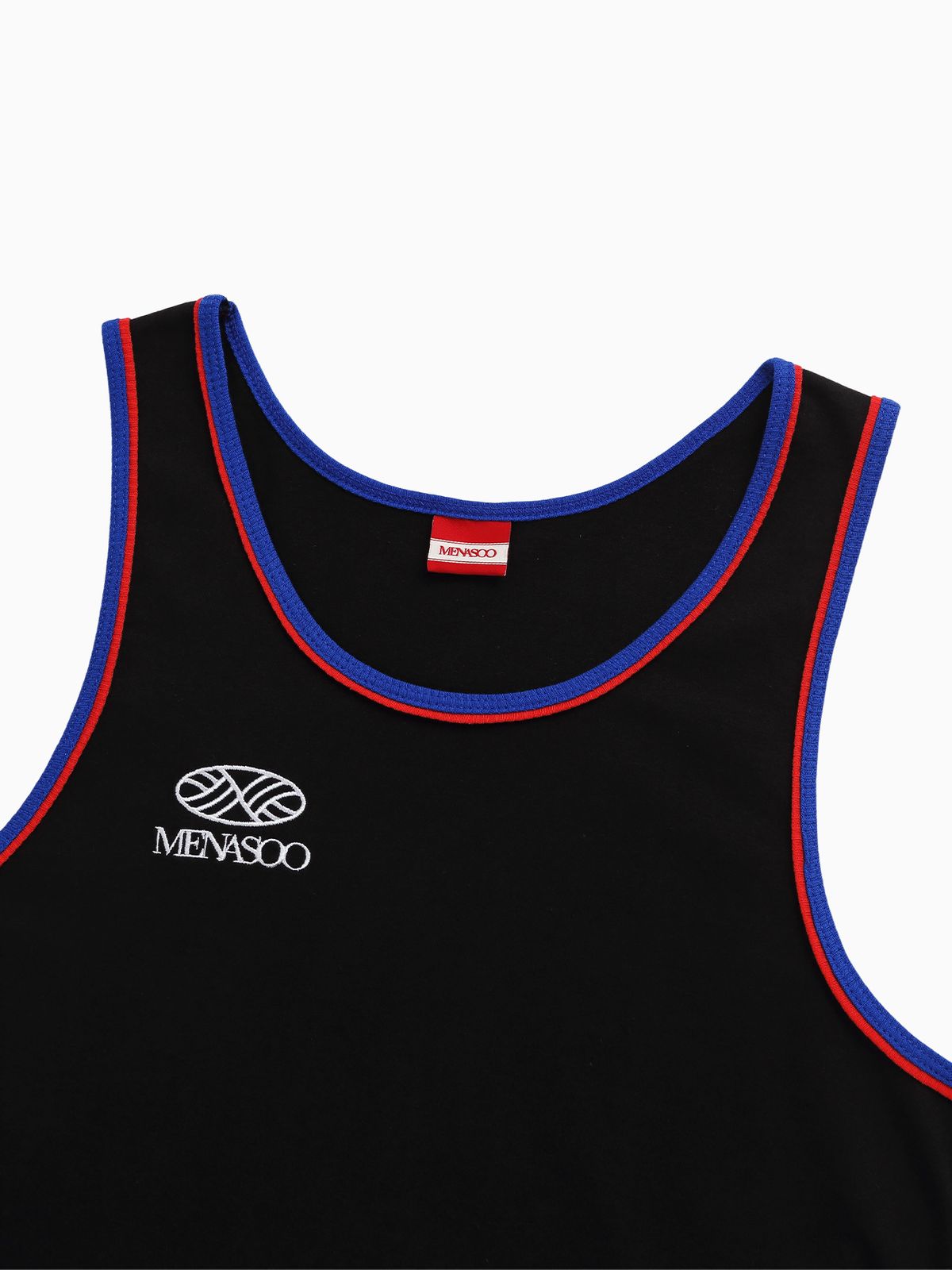 미나수(MENASOO) DOUBLE COLOR COVER COTTON SLEEVE_BLACK