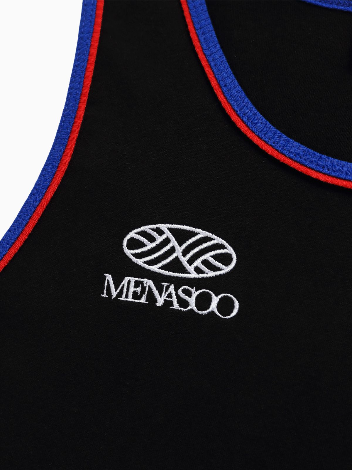 미나수(MENASOO) DOUBLE COLOR COVER COTTON SLEEVE_BLACK