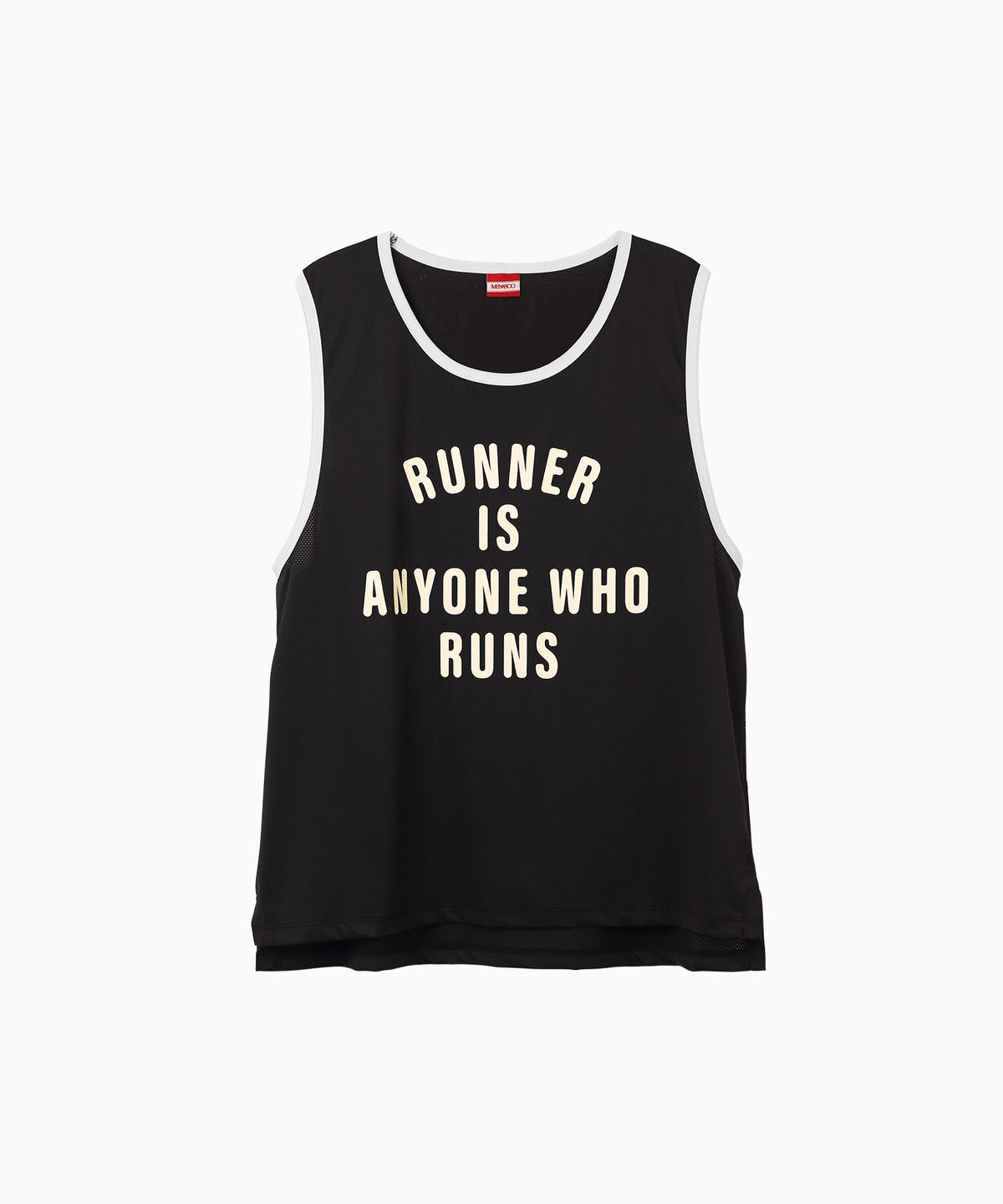 미나수(MENASOO) MESH RUNNER CLUB SLEEVE_BLACK