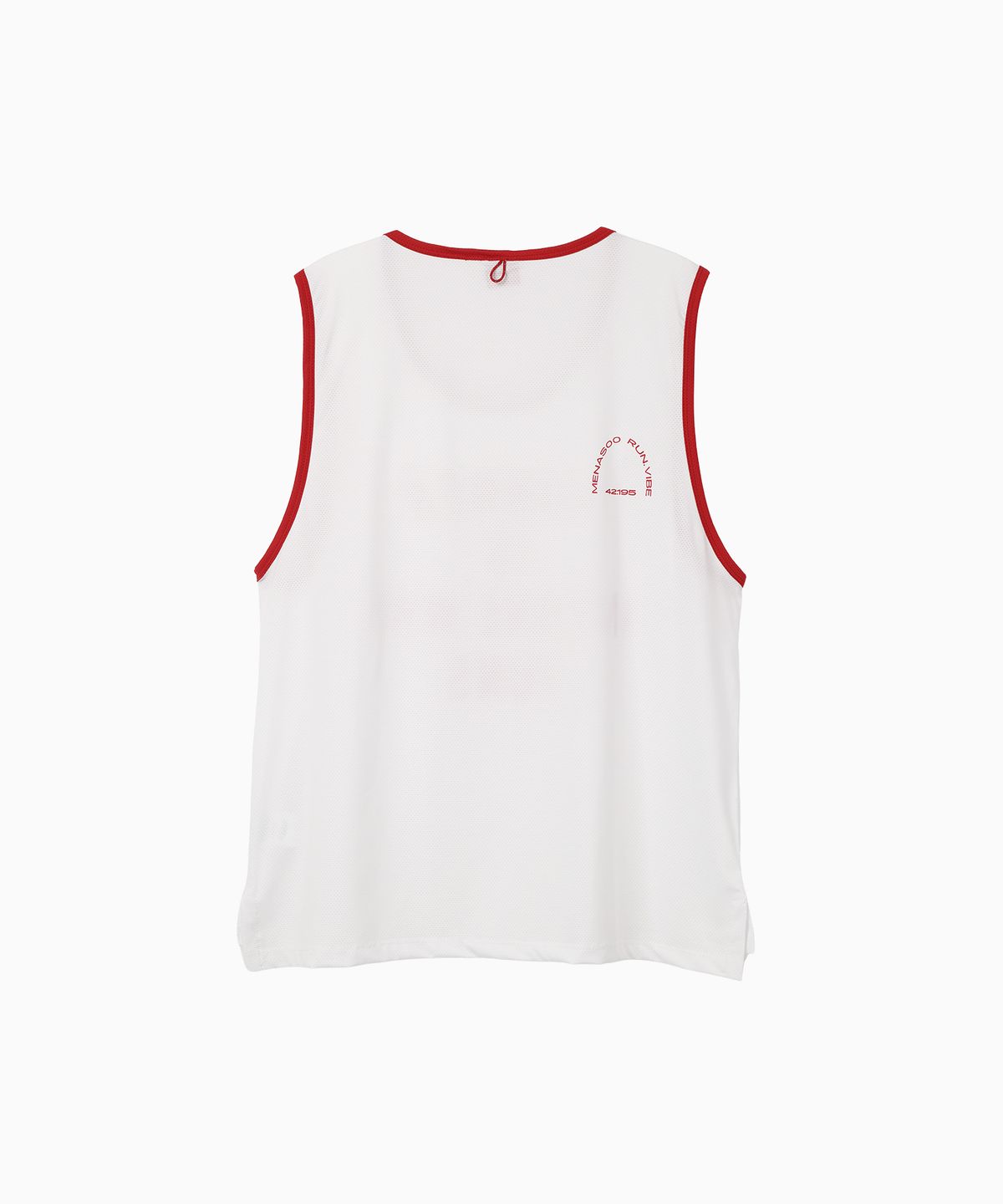 미나수(MENASOO) MESH RUNNER CLUB SLEEVE_WHITE