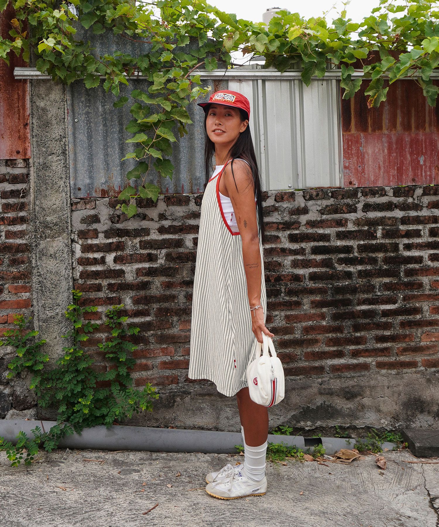 ワンピース MENASOO SUMMER STRIPE TERRY STRAP ONEPIECEGRAY MUSINSA | MENASOO MENASOO SUMMER STRIPE TERRY STRAP