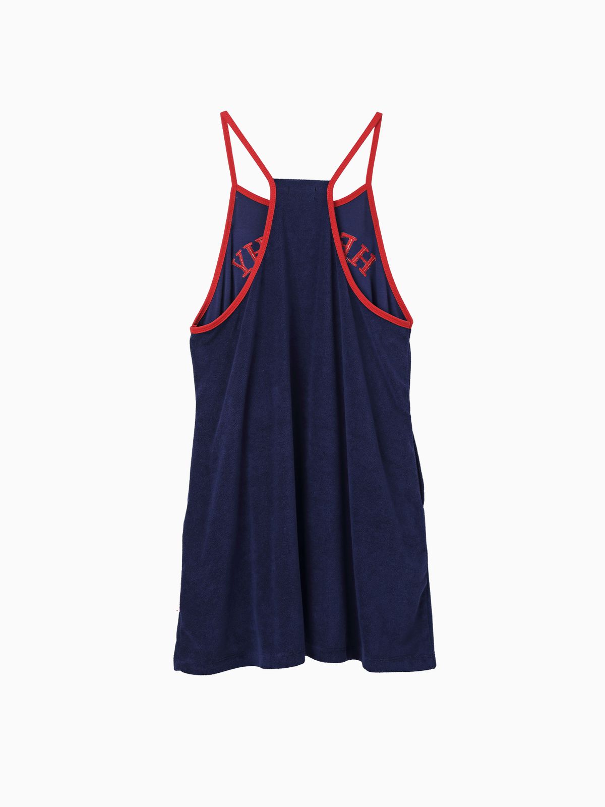 미나수(MENASOO) MENASOO SUMMER BASIC TERRY STRAP ONEPIECE_NAVY