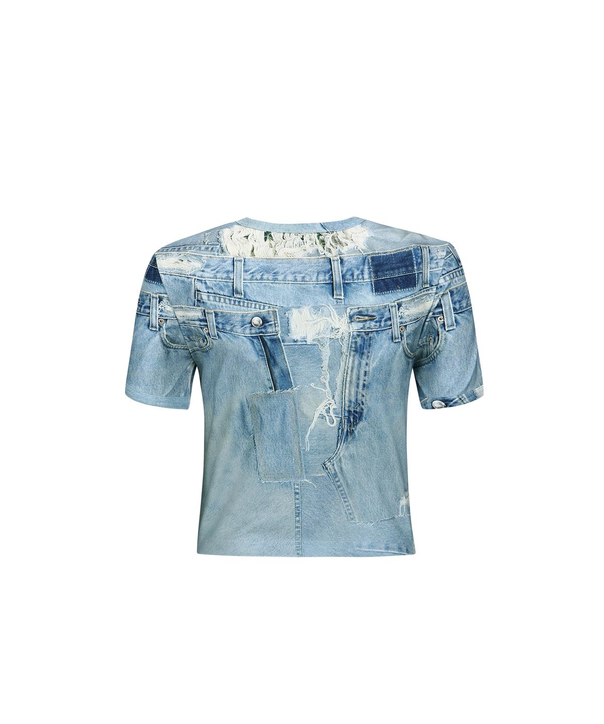 앤더슨벨(ADSB ANDERSSON BELL) (에센셜) 다니엘 데님 프린티드 티셔츠 atb1133w(DENIM BLUE)