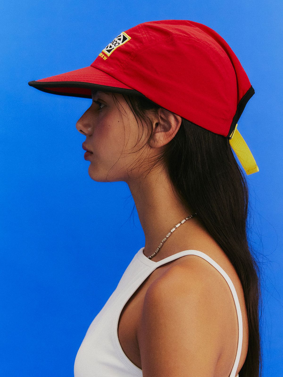 미나수(MENASOO) MENASOO TRACK CAMPCAP_RED
