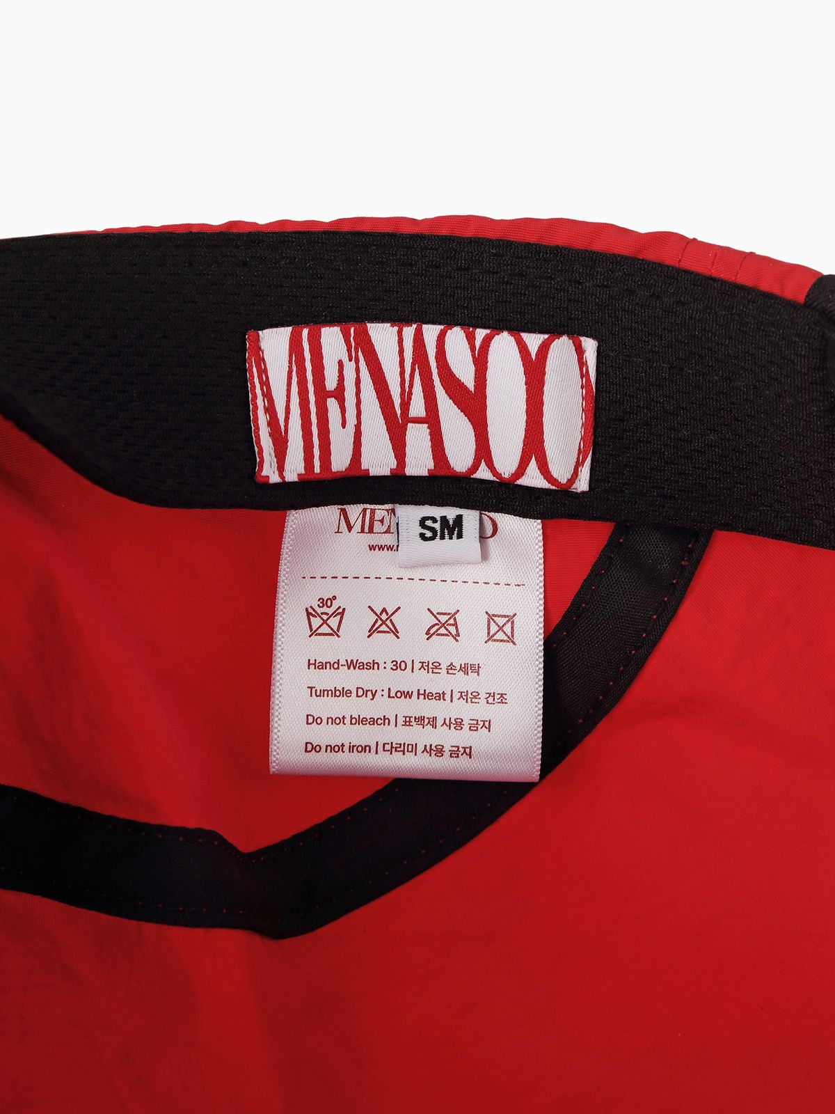 미나수(MENASOO) MENASOO TRACK CAMPCAP_RED