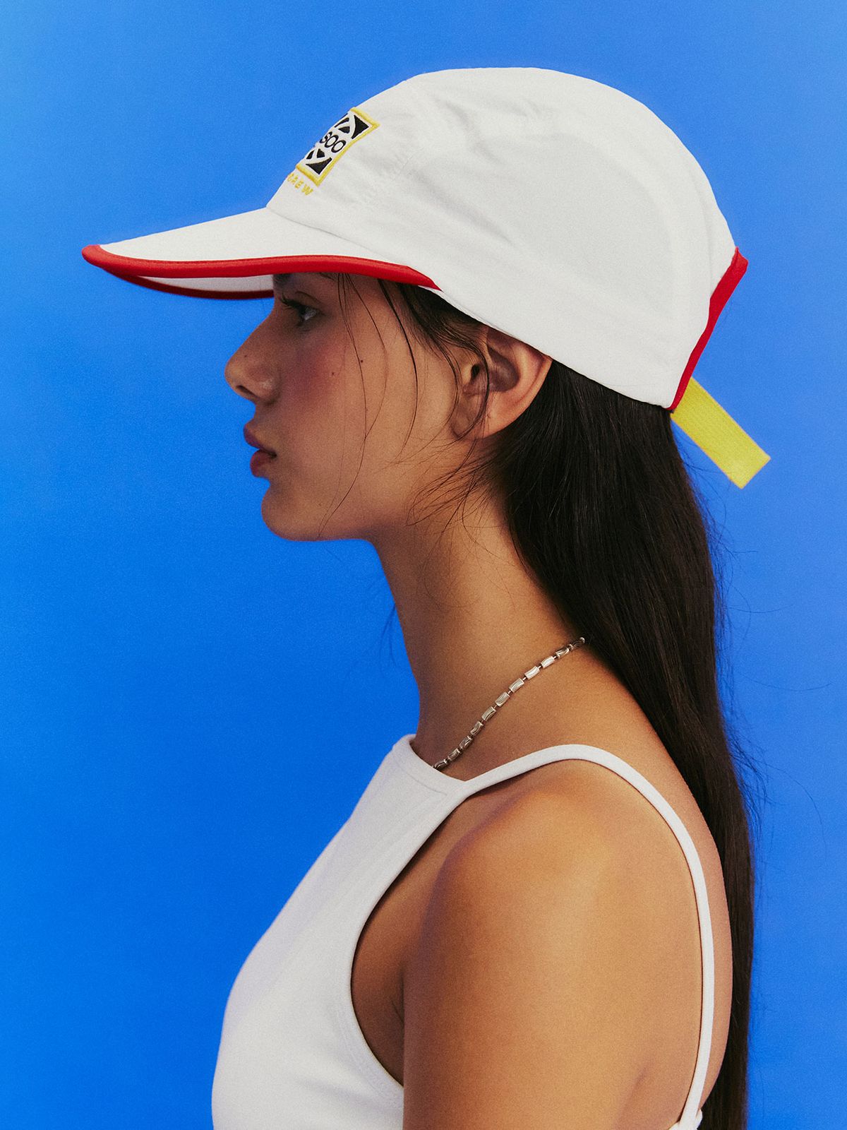 미나수(MENASOO) MENASOO TRACK CAMPCAP_WHITE