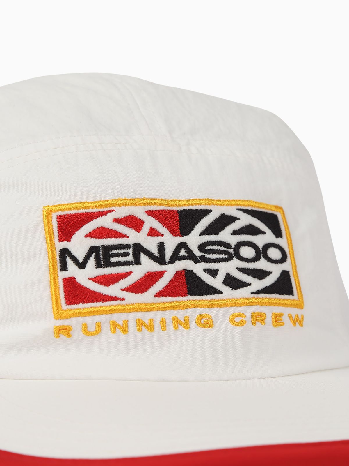 미나수(MENASOO) MENASOO TRACK CAMPCAP_WHITE