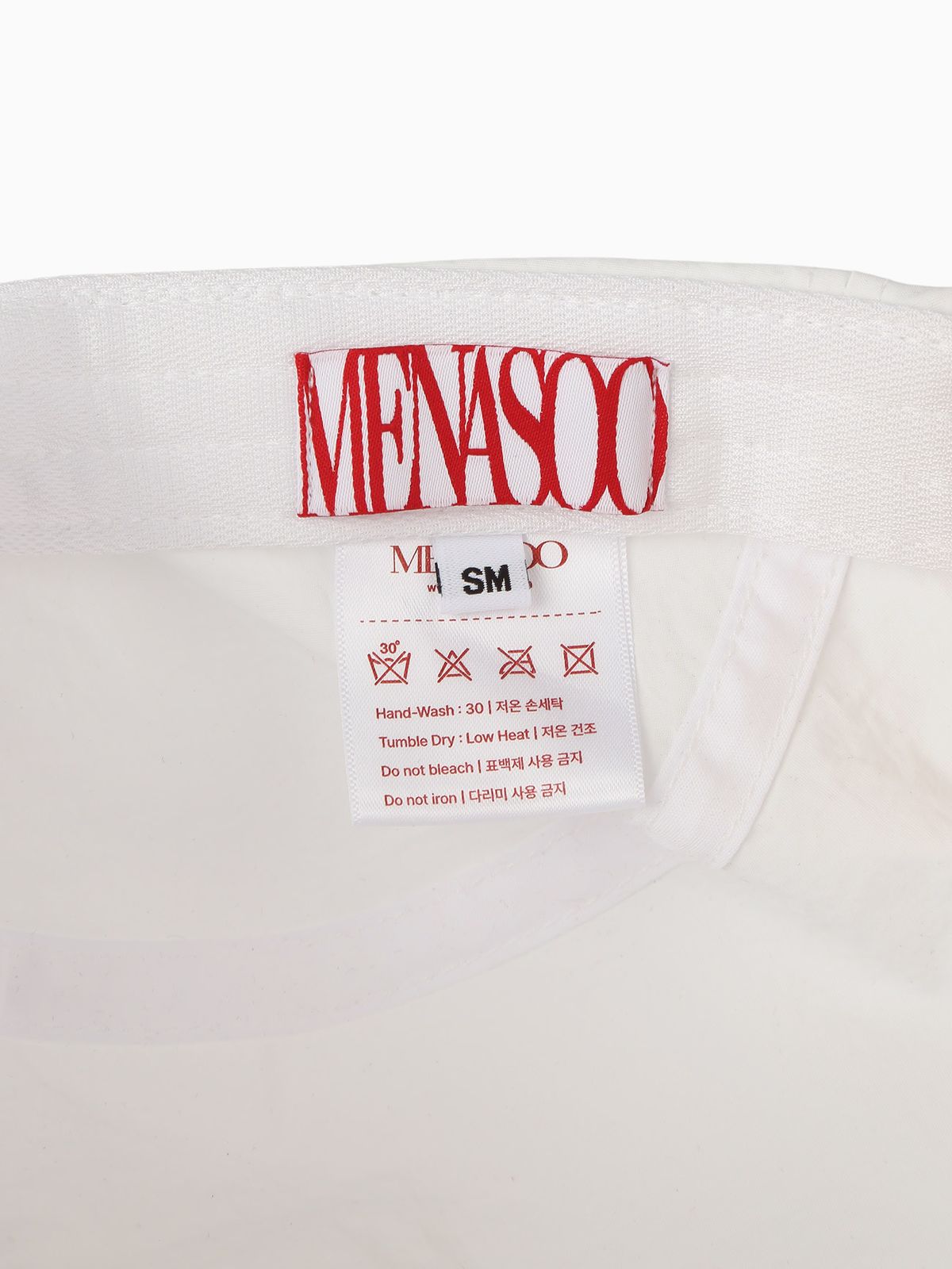 미나수(MENASOO) MENASOO TRACK CAMPCAP_WHITE