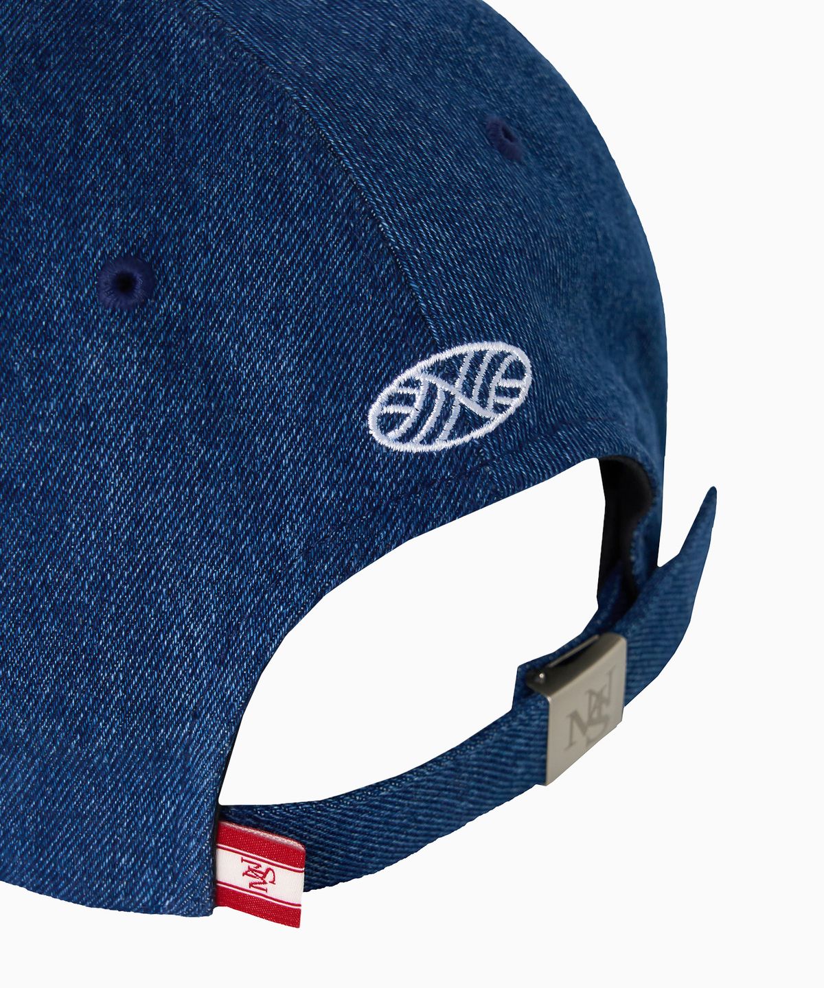 미나수(MENASOO) RUNNING SLOWLY COTTON CAP_DENIM