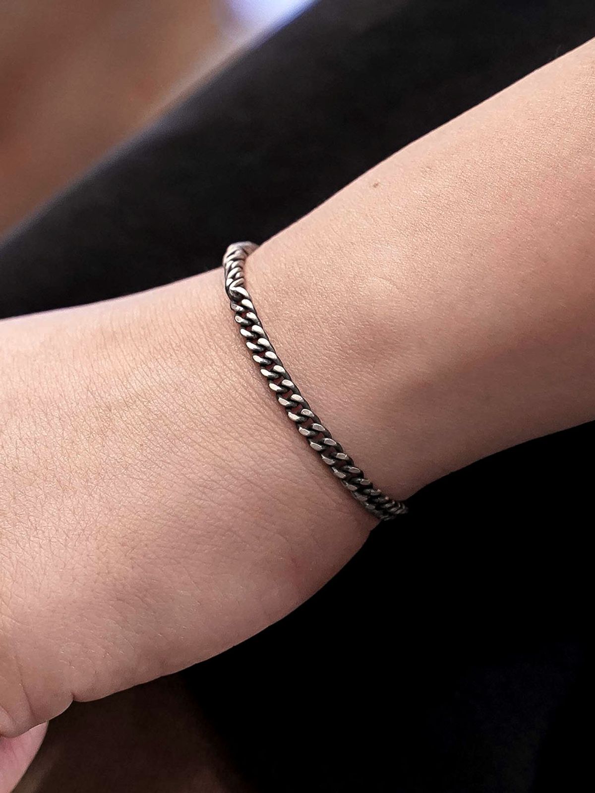 하랑(HARANG) HR 226B_Half & Half Chain Bracelet
