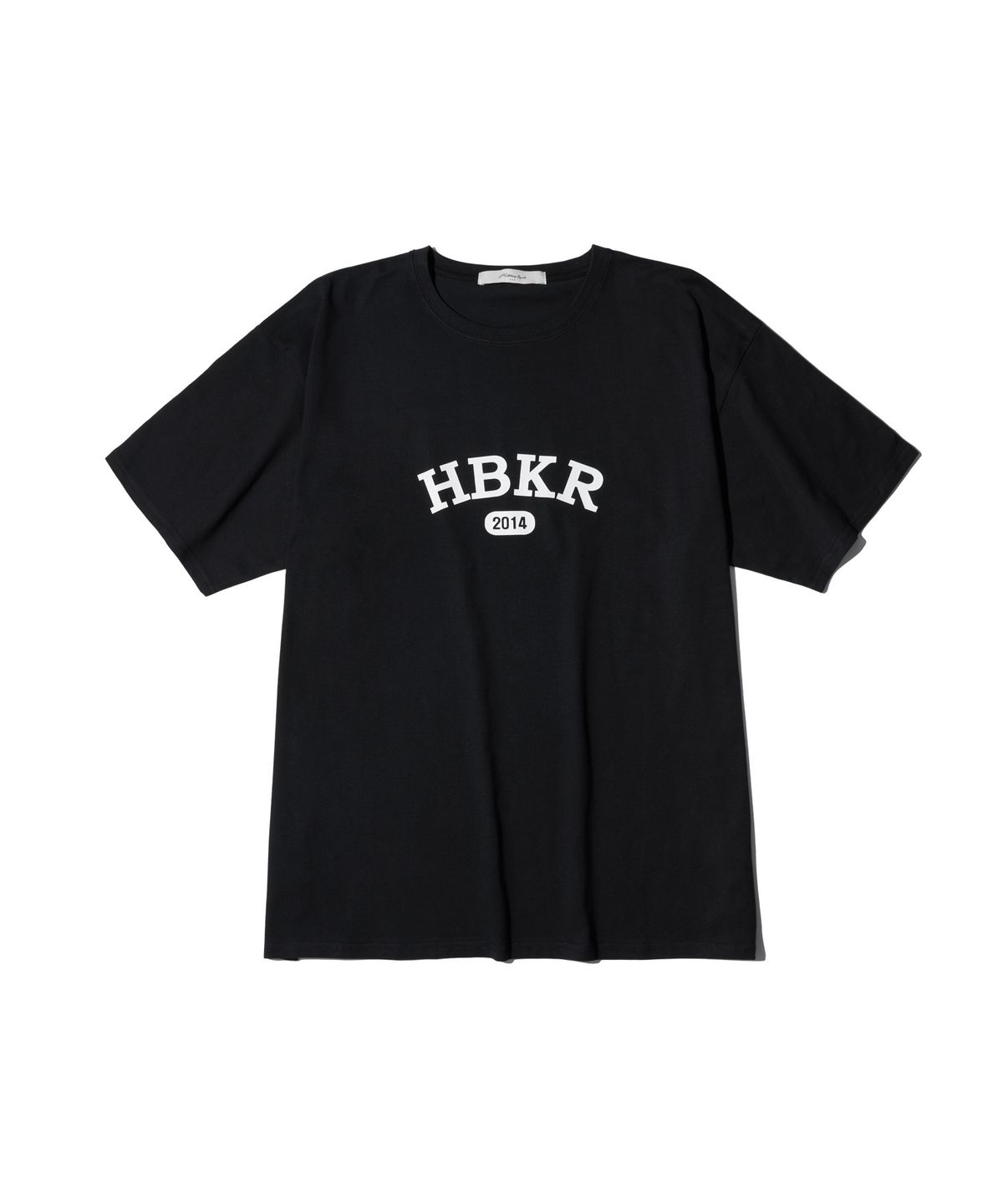 하프크라이즈 레이아웃(HALBKREIS LAYOUT) T20044 HBKR printing T-shirt_Black