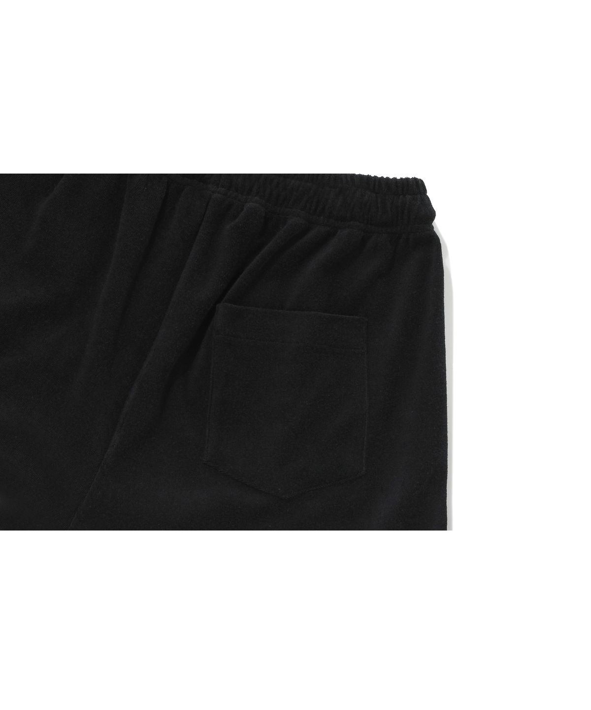우알롱(WOOALONG) Piping terry shorts - BLACK - 사이즈 & 후기 | 무신사
