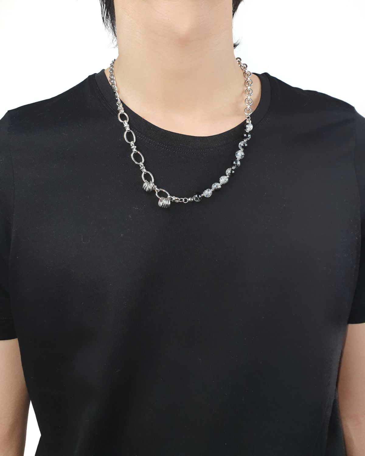 바이브(BYBE) Marble Stone layered necklace
