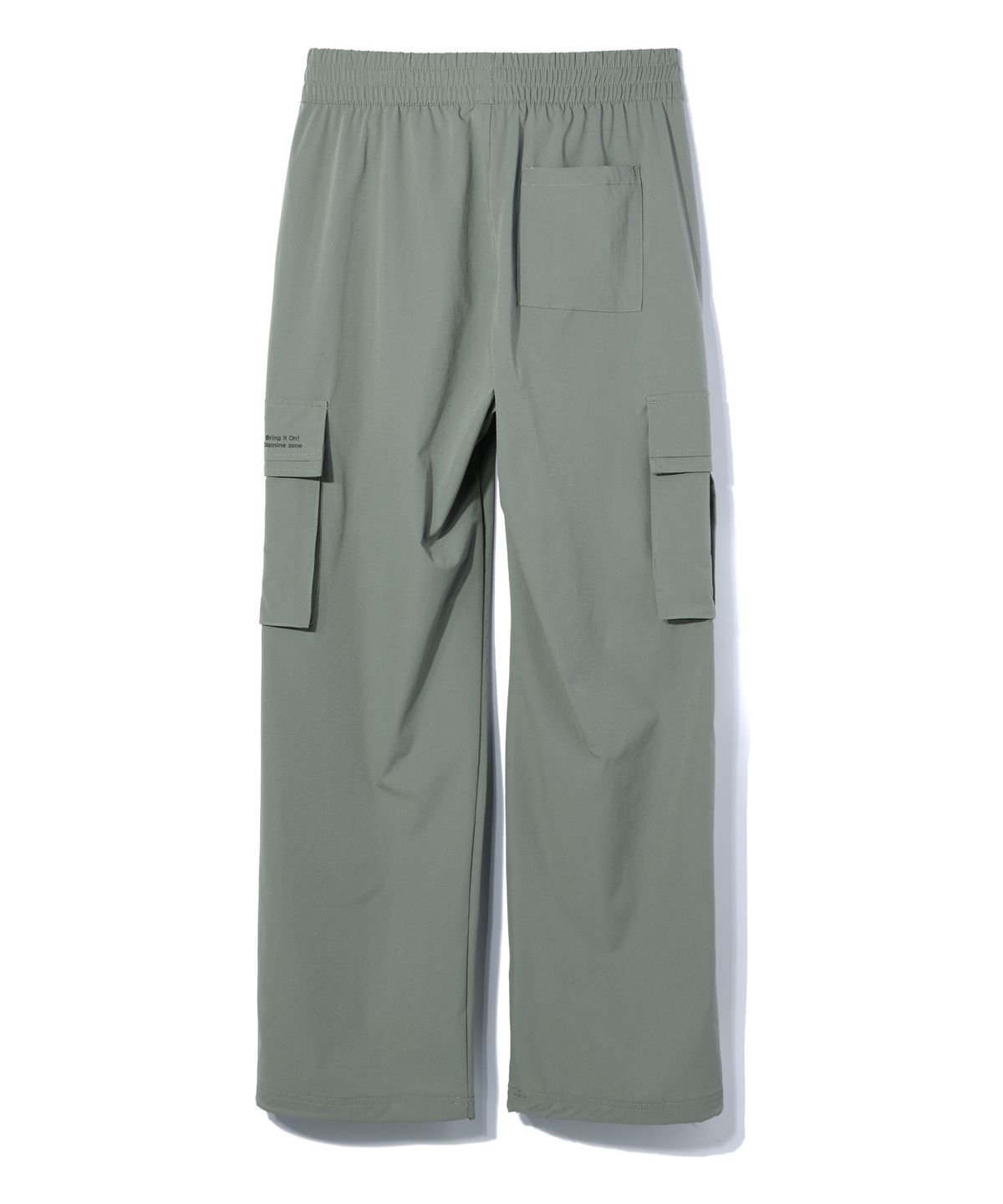 디스트나인(DISTN9NE) 와이드 나일론 카고 팬츠 LIGHT KHAKI (LO8PU788-047)