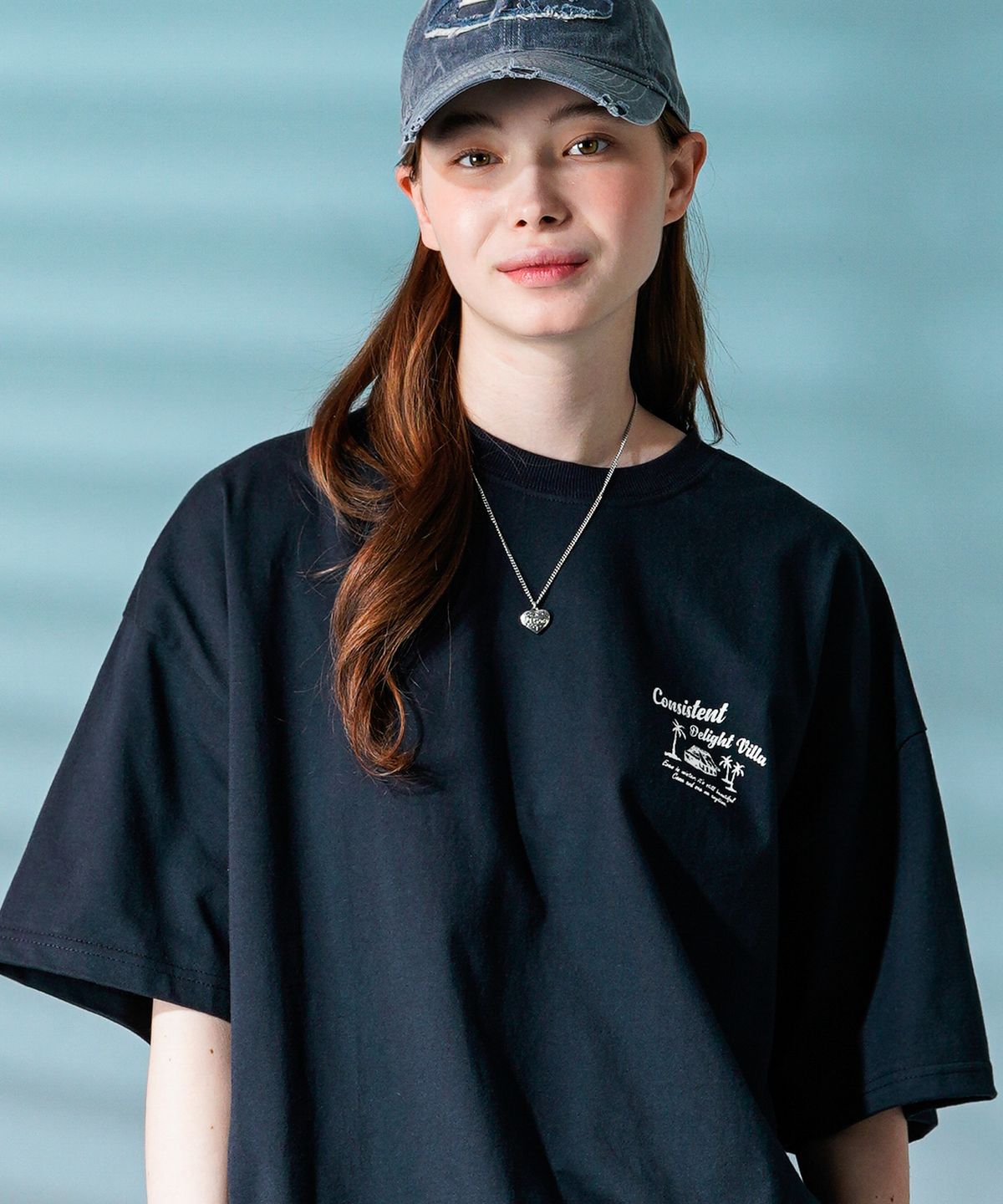 티떠블유엔(TWN) 컨시스턴트 반팔 네이비 JYST3550