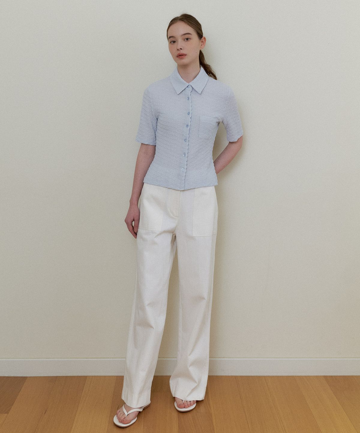 더페니(THE PENNY) SPRING CARPENTER PANTS - Ivory