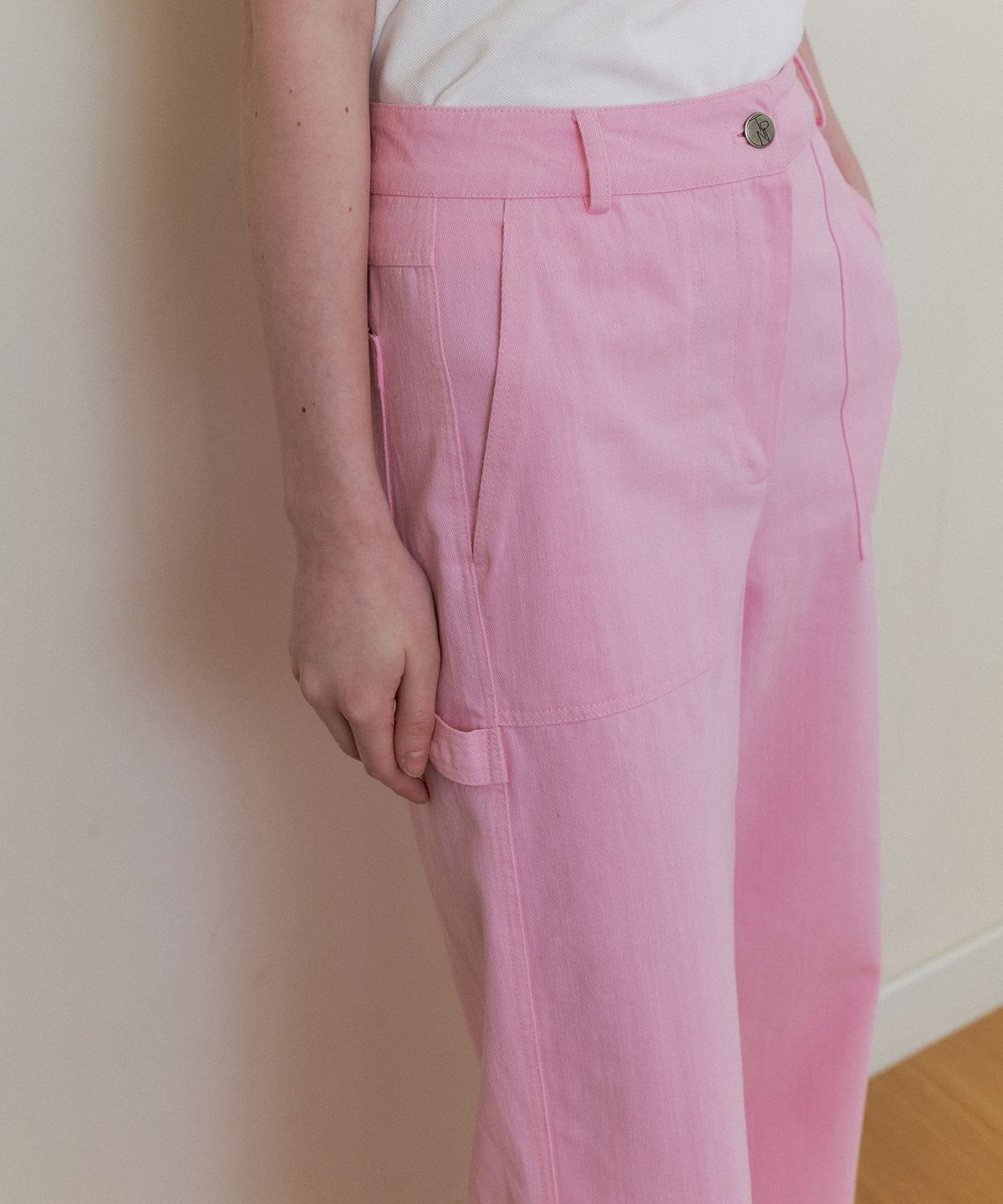 더페니(THE PENNY) SPRING CARPENTER PANTS - Pink