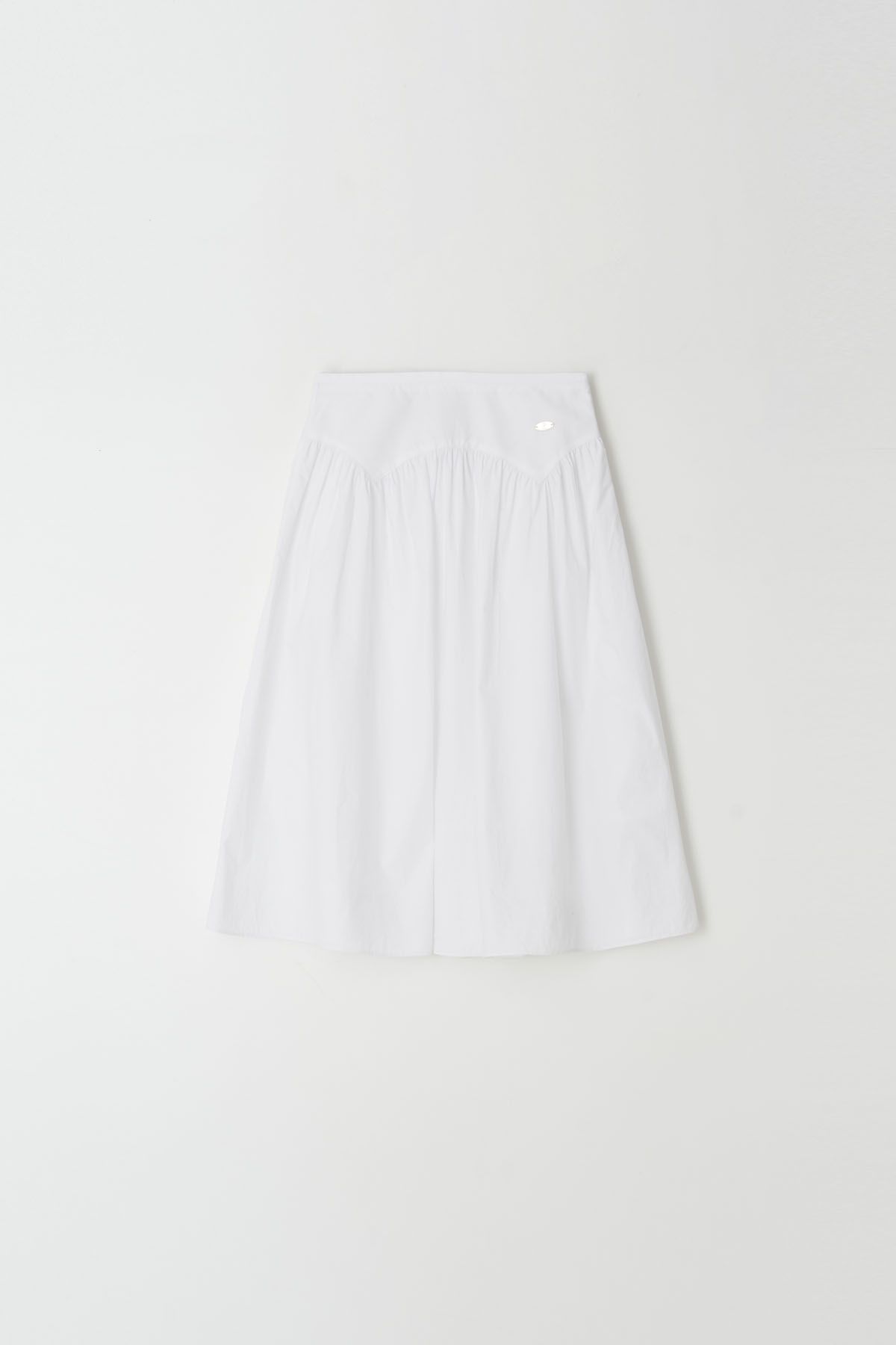 더페니(THE PENNY) MAY SHIRRING SKIRT - Ivory