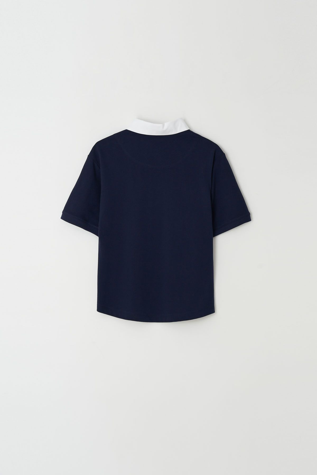 더페니(THE PENNY) PIGUE HAIF TEE - Navy