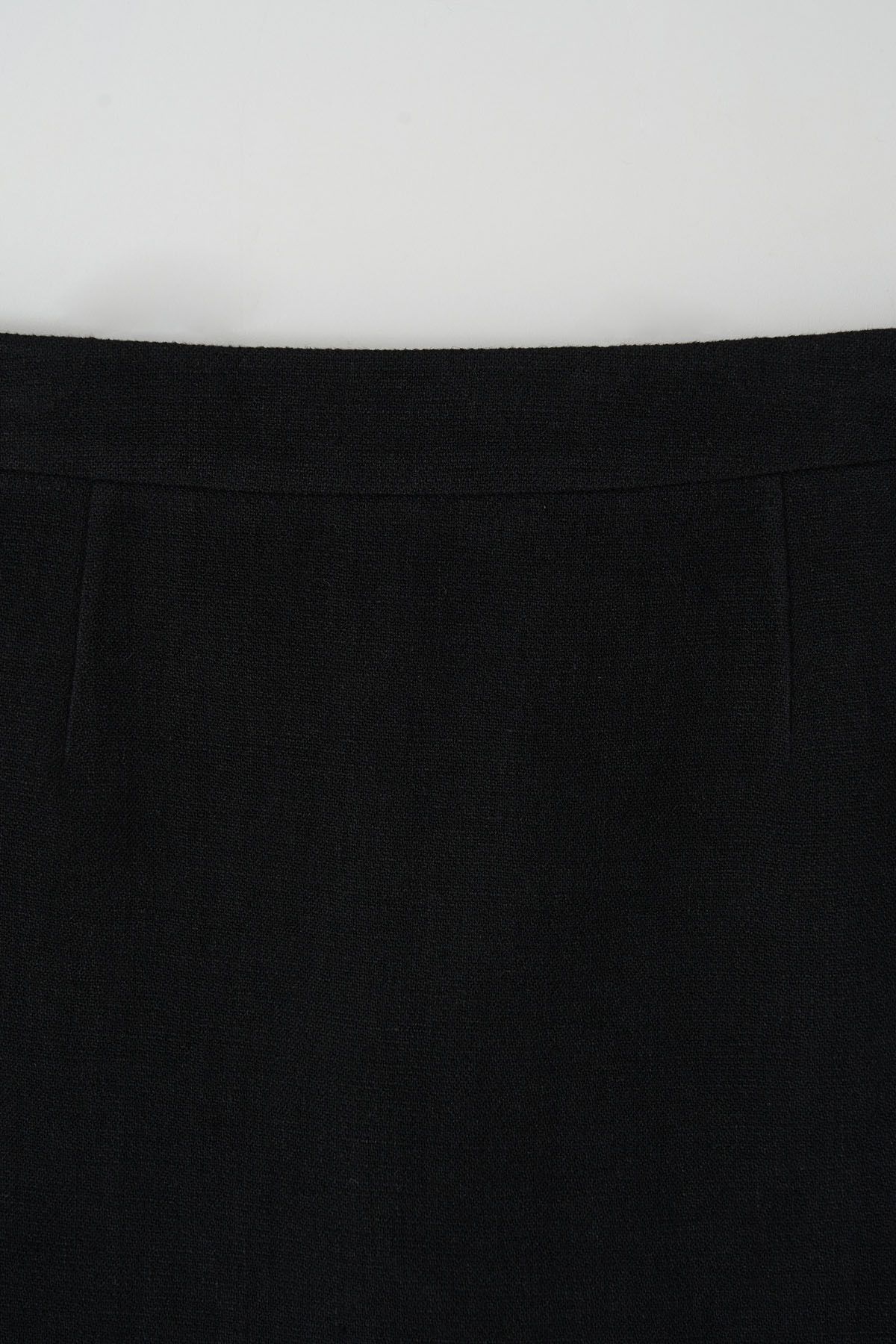 더페니(THE PENNY) LINENE MINI SKIRT - Black